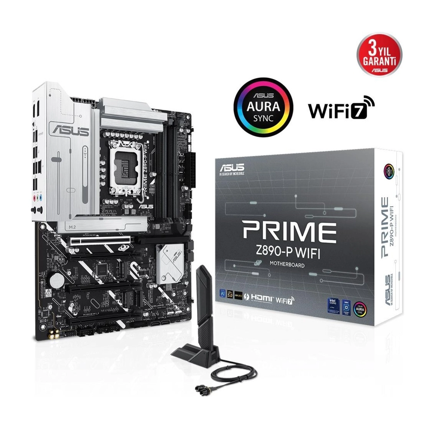 Asus Prime Z890-P Wifi Ddr5 4Xm2 Usb3.2 Rgb Lan Atx ürün görseli