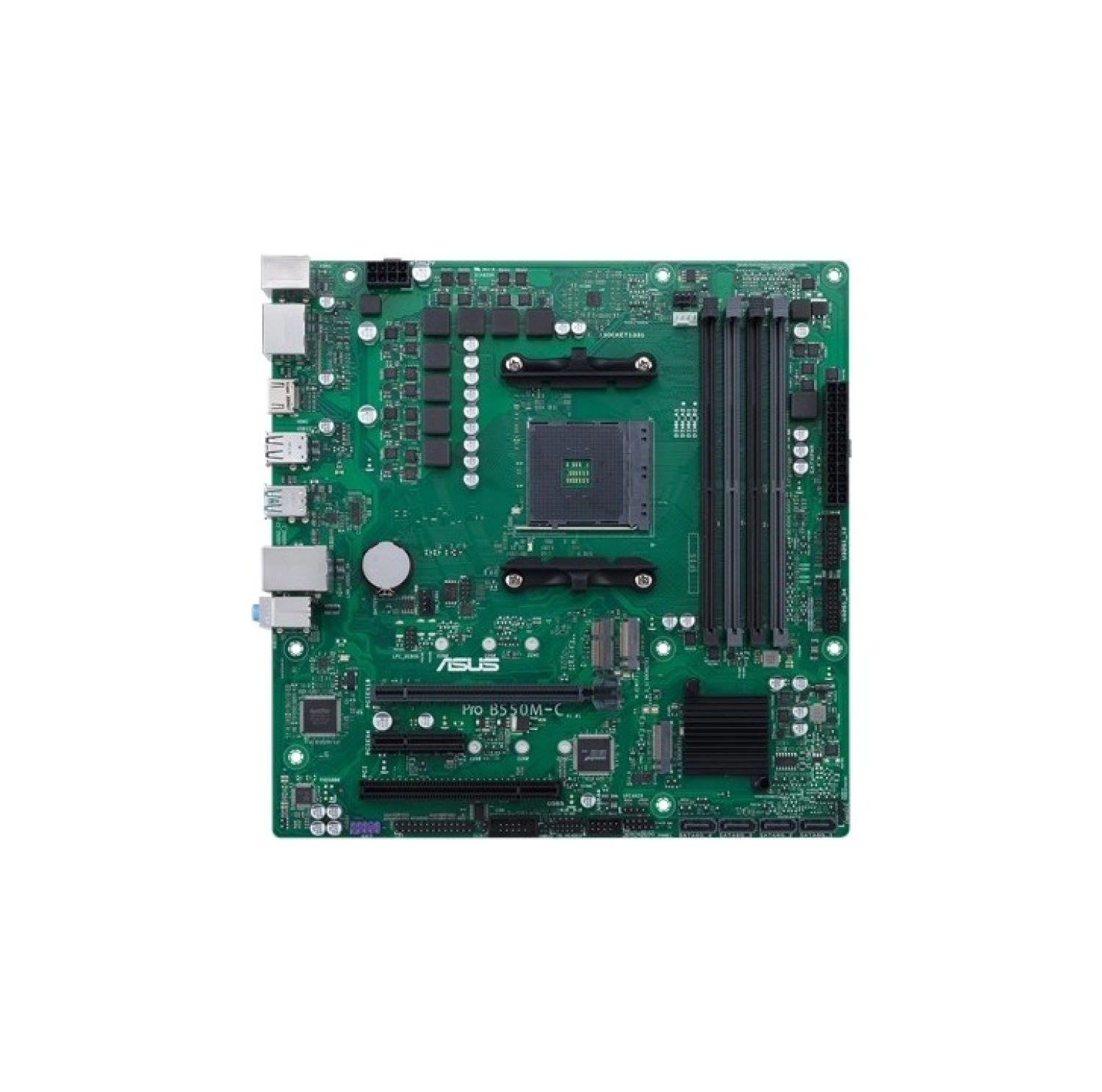 Asus Pro B550M-C/Csm Amd B550 Am4 Ddr4 4800 2Xdp Hdmı Çift M2 Usb3.2 Pcı Tpm Matx (Pro B550M-C/Csm) Anakart - Görsel 6
