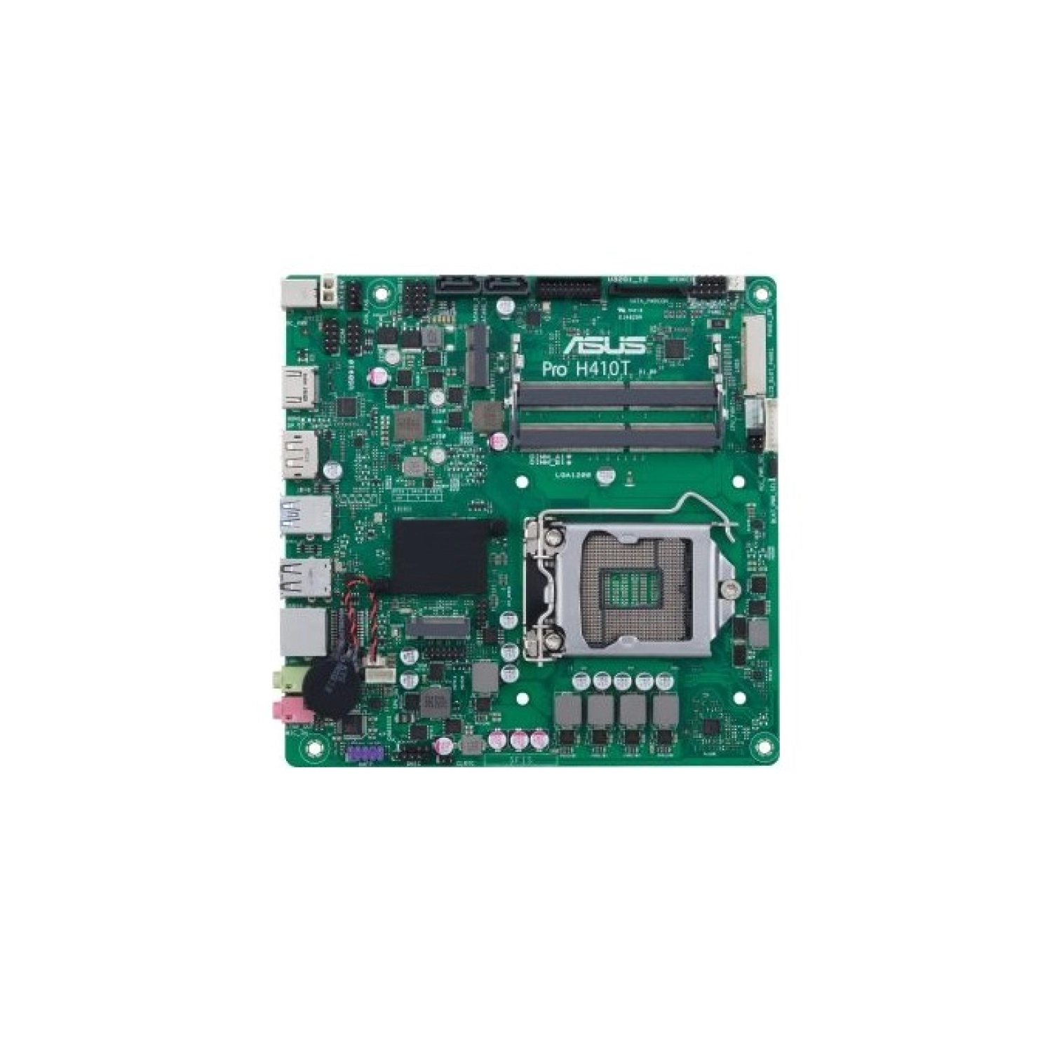 Asus Pro H410T/Csm Intel H410 Ddr4 2933 Mhz Lga1200 Thin Mini Itx Anakart - Görsel 3