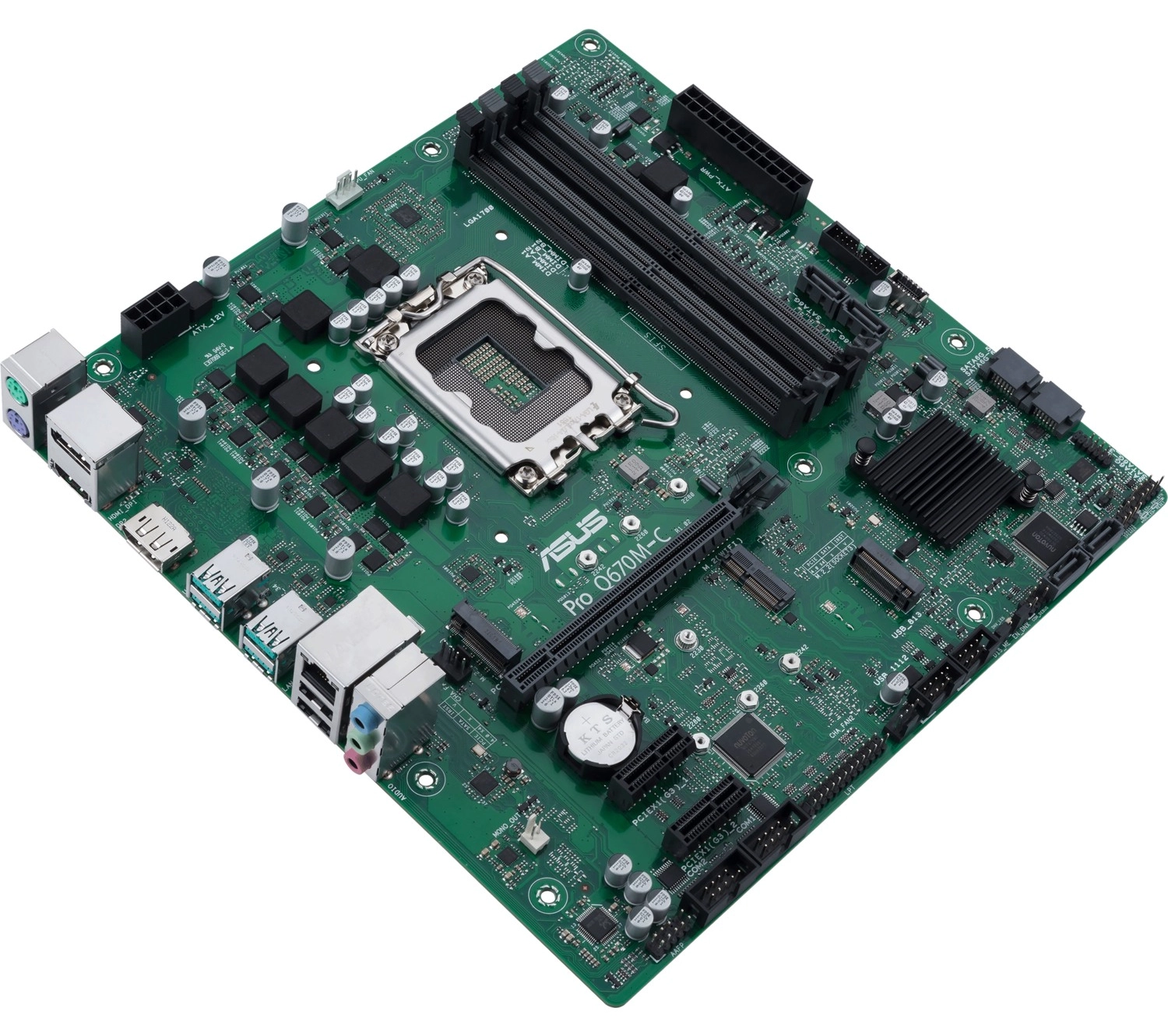 Asus Pro Q670M-C-Csm Intel Q670 Lga1700 Ddr5 4800 2Xdp Hdmı Çift M2 Usb3.2 Tpm Matx (Pro Q670M-C-Csm) Anakart - Görsel 3