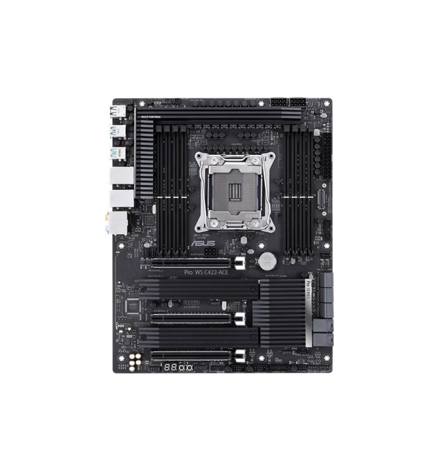 Asus Pro Ws C422-Ace Intel C422 (Oc) Ddr4 2933 Mhz Lga2066 Atx Anakart - Görsel 2