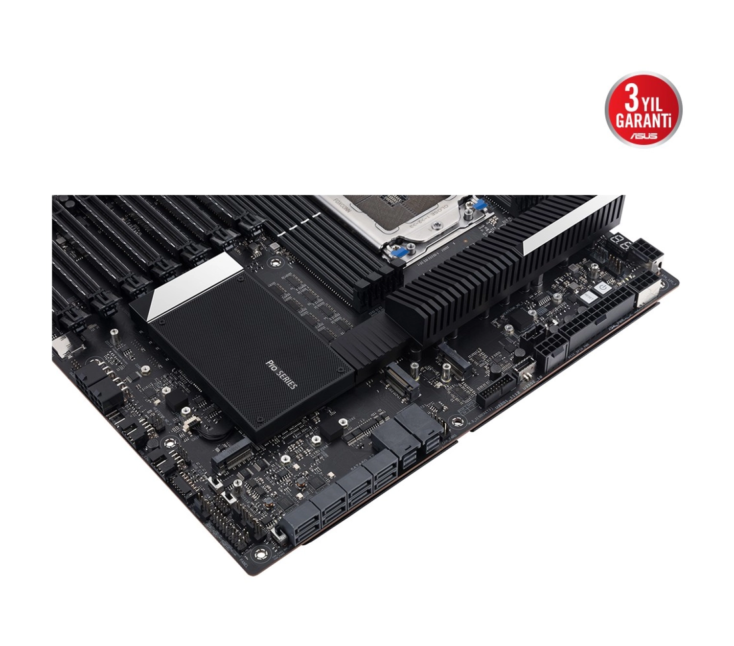 Asus Pro Ws Wrx80E-Sage Se Wıfı Iı Amd Wrx80 Swrx8 Ddr4 4400 3X M2 Usb3.2 Wifi 6E + Bt 2 X 10Gbit Lan Eatx (Pro Ws Wrx80E-Sage Se Wıfı Iı) Anakart - Görsel 5