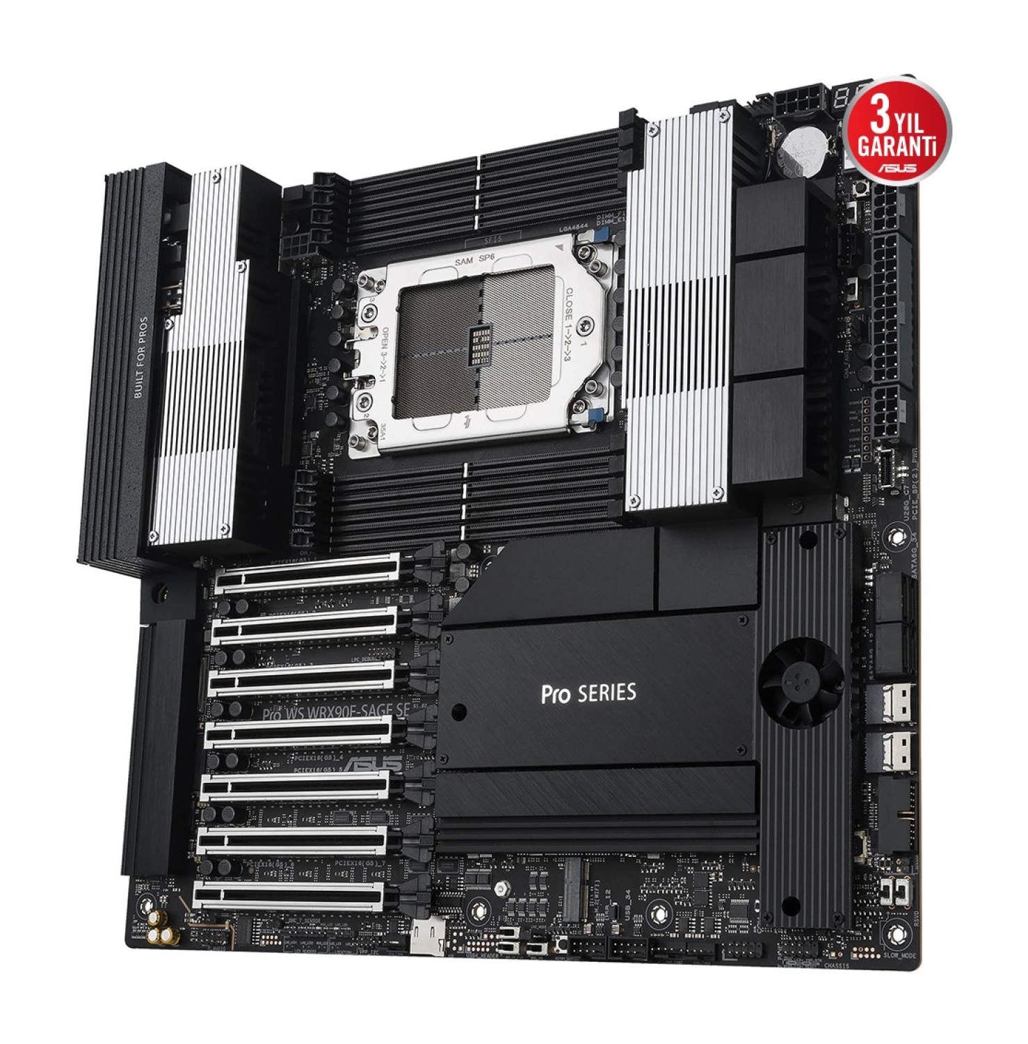 Asus Pro Ws Wrx90E-Sage Se Amd Wrx90 Str5 Ddr5 Eeb Anakart - Görsel 3