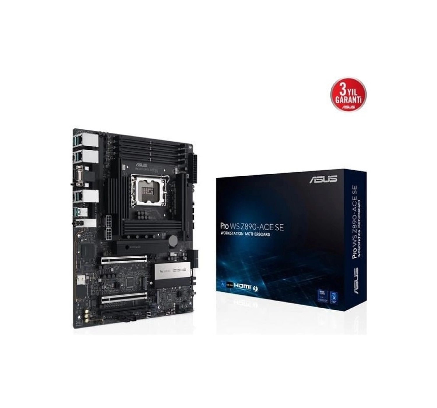 Asus Pro Ws Z890 Ace Se 9066 Mhz Ddr5 1851P Atx Anakart ürün görseli