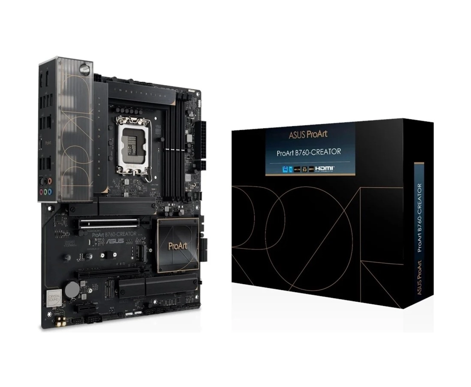 Asus Proart B760-Creator Intel B760 Lga1700 Ddr5 7800 Dp Hdmı 3X M2 Usb3.2 Aura Rgb 2.5Gbit + Gbit Lan Atx (Proart B760-Creator) Anakart ürün görseli