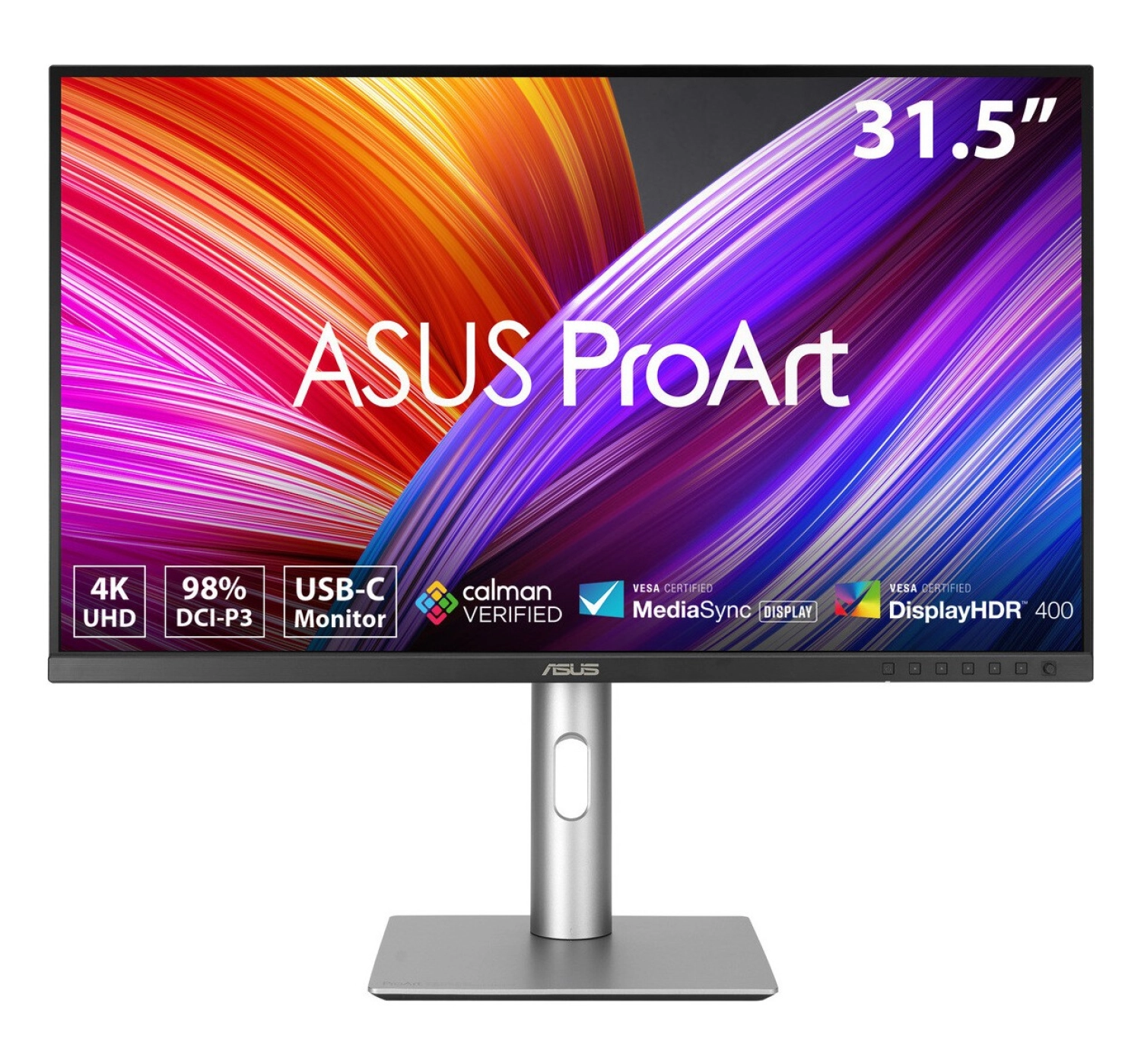 Asus Proart Pa329Crv 31.5 5Ms 3840X2160 (98% Dci-P3, 100% Srgb, Usb-C Pd 96W, Displayhdr 400, 10Bit, Pivot Monitör ürün görseli