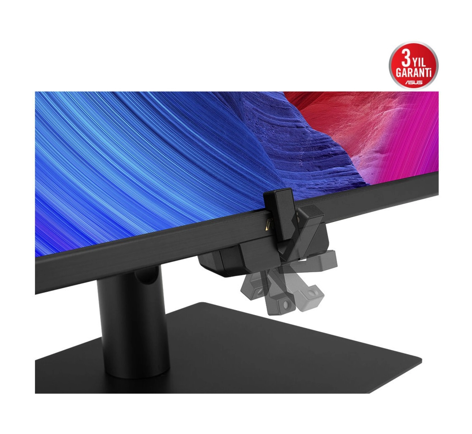 Asus Proart Pa32Uce 31.5" Ips 4K Uhd 60Hz 5Ms Hdr10 Hlg 98% Dci-P3 Dp Hdmi Usb-C Hoparlör Pivot Monitör - Görsel 3