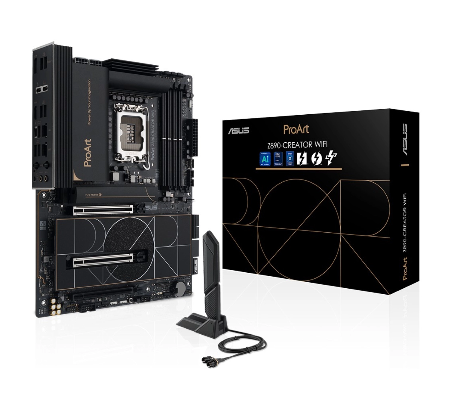 Asus Proart Z890 Creator Z890 9066Mhz Ddr5 Lga1851 Atx Anakart - Görsel 2