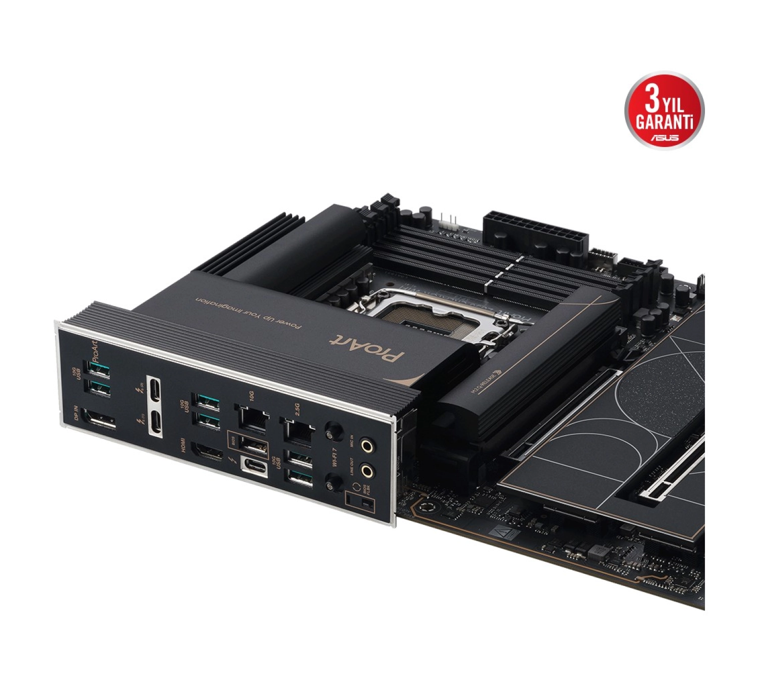 Asus Proart Z890 Creator Z890 9066Mhz Ddr5 Lga1851 Atx Anakart - Görsel 3