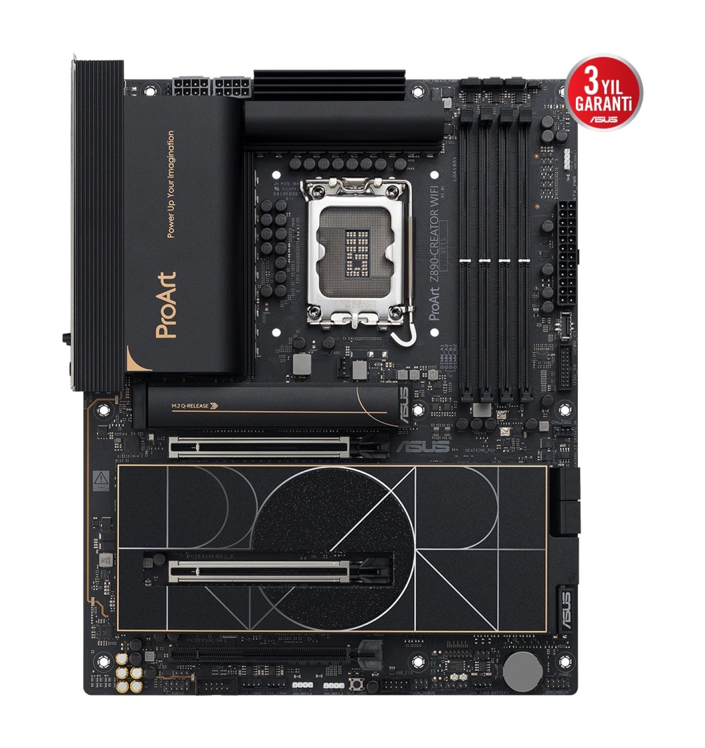 Asus Proart Z890 Creator Z890 9066Mhz Ddr5 Lga1851 Atx Anakart - Görsel 4