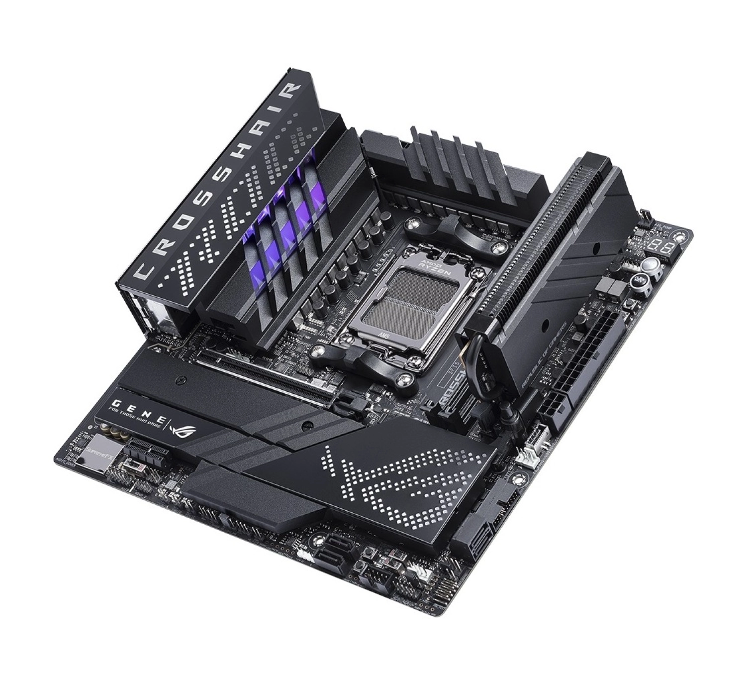 Asus Rog Crosshair X670E Gene Amd X670E Am5 Ddr5 Matx Anakart - Görsel 3
