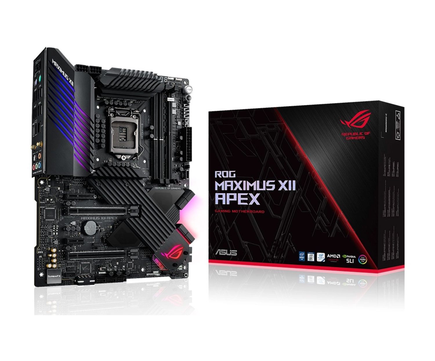 Asus Rog Maximus Xii Apex Intel Z490 Lga1200 Ddr4 Atx Anakart ürün görseli