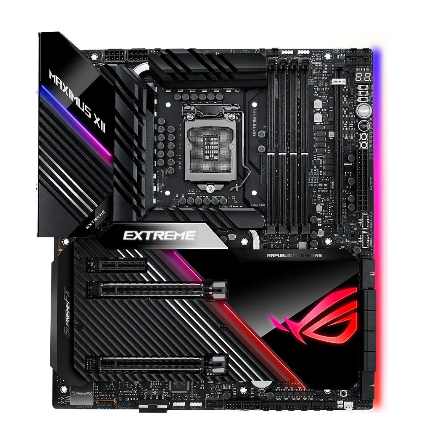 Asus Rog Maximus Xii Extreme Intel Z490 Ddr4 4700 Mhz (Oc) Lga1200 Ax Wifi + Bt Eatx Anakart - Görsel 3