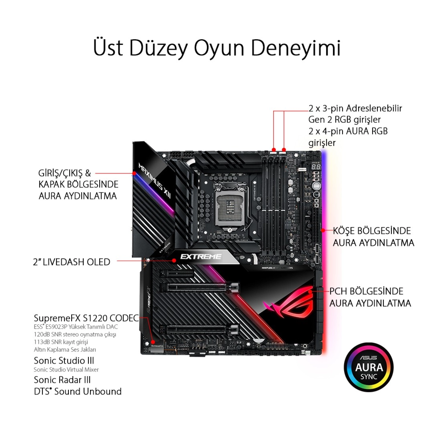 Asus Rog Maximus Xii Extreme Intel Z490 Ddr4 4700 Mhz (Oc) Lga1200 Ax Wifi + Bt Eatx Anakart - Görsel 8