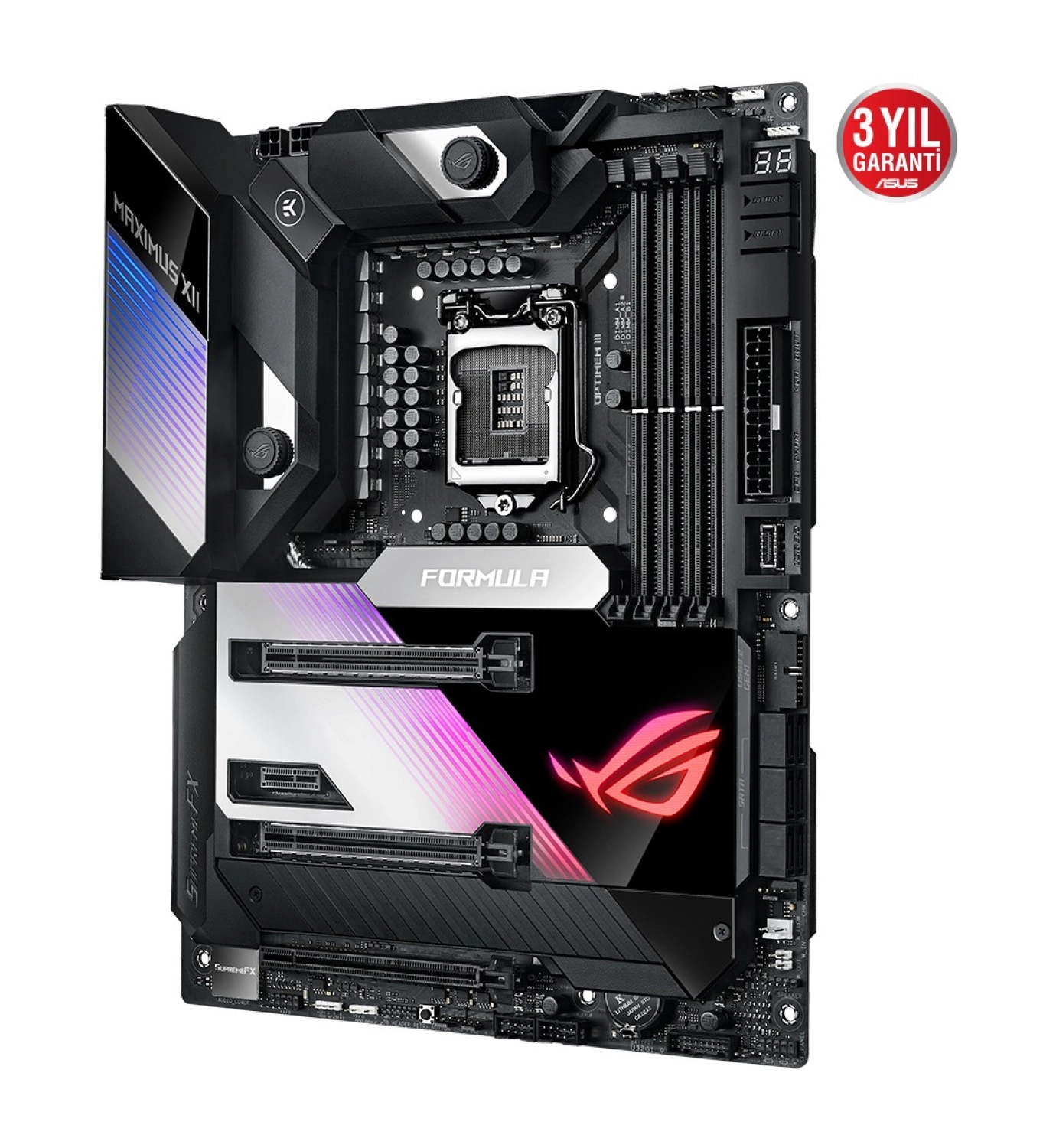 Asus Rog Maximus Xii Formula Intel Z490 Ddr4 4800 Mhz (Oc) Lga1200 Ax Wifi + Bt Atx Anakart - Görsel 3