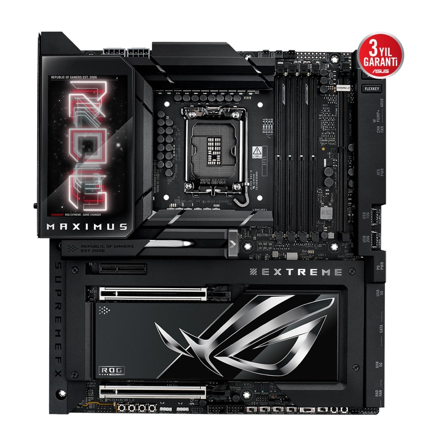 Asus Rog Maximus Z890 Extreme Intel Z890 Lga1851 Ddr5 Atx Anakart - Görsel 2
