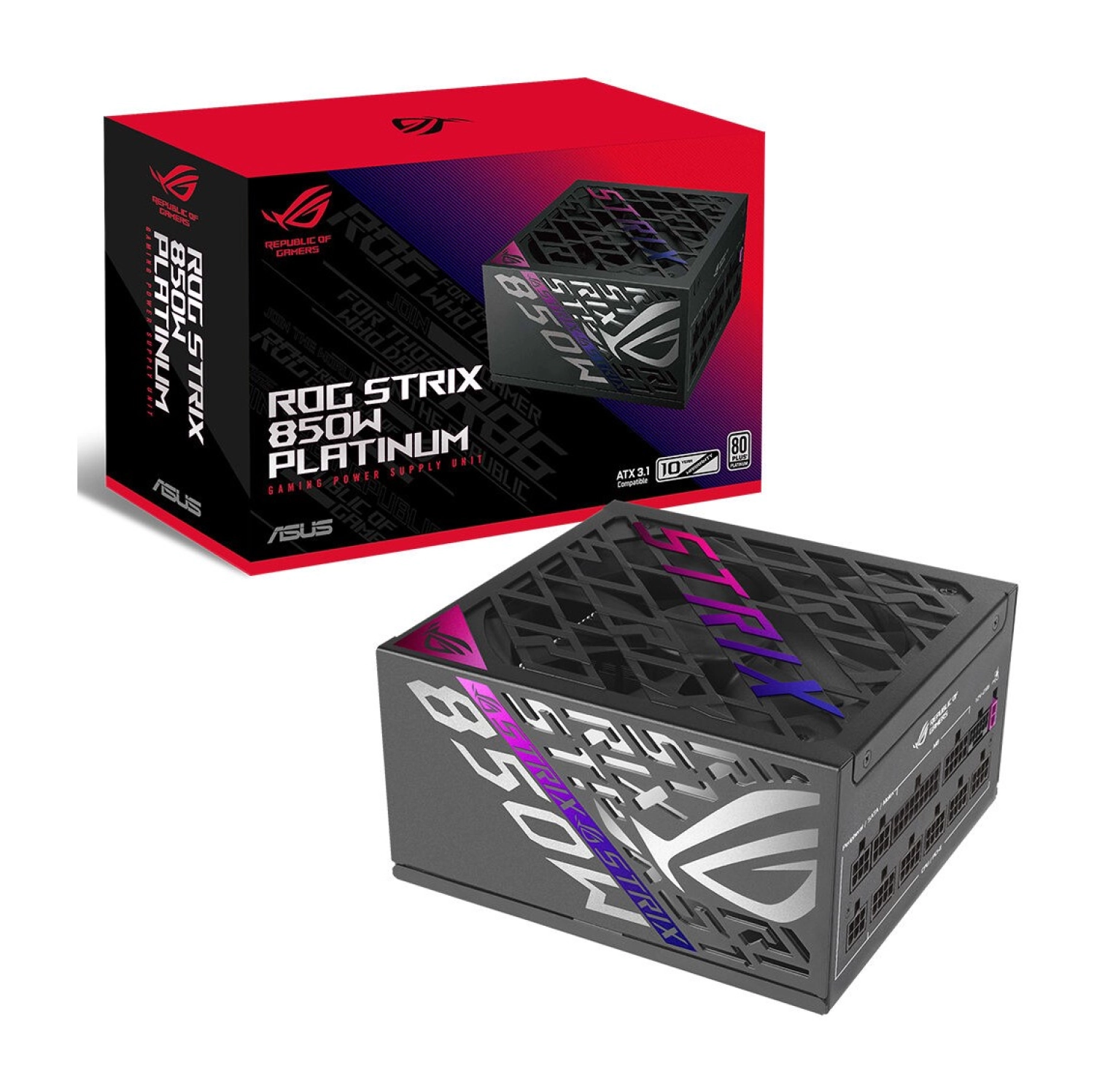 Asus Rog Strix 1000W 80Plus Platinum White Edition Atx 3.1/Pcıe 5.0 Atx12V Güç Kaynağı ürün görseli