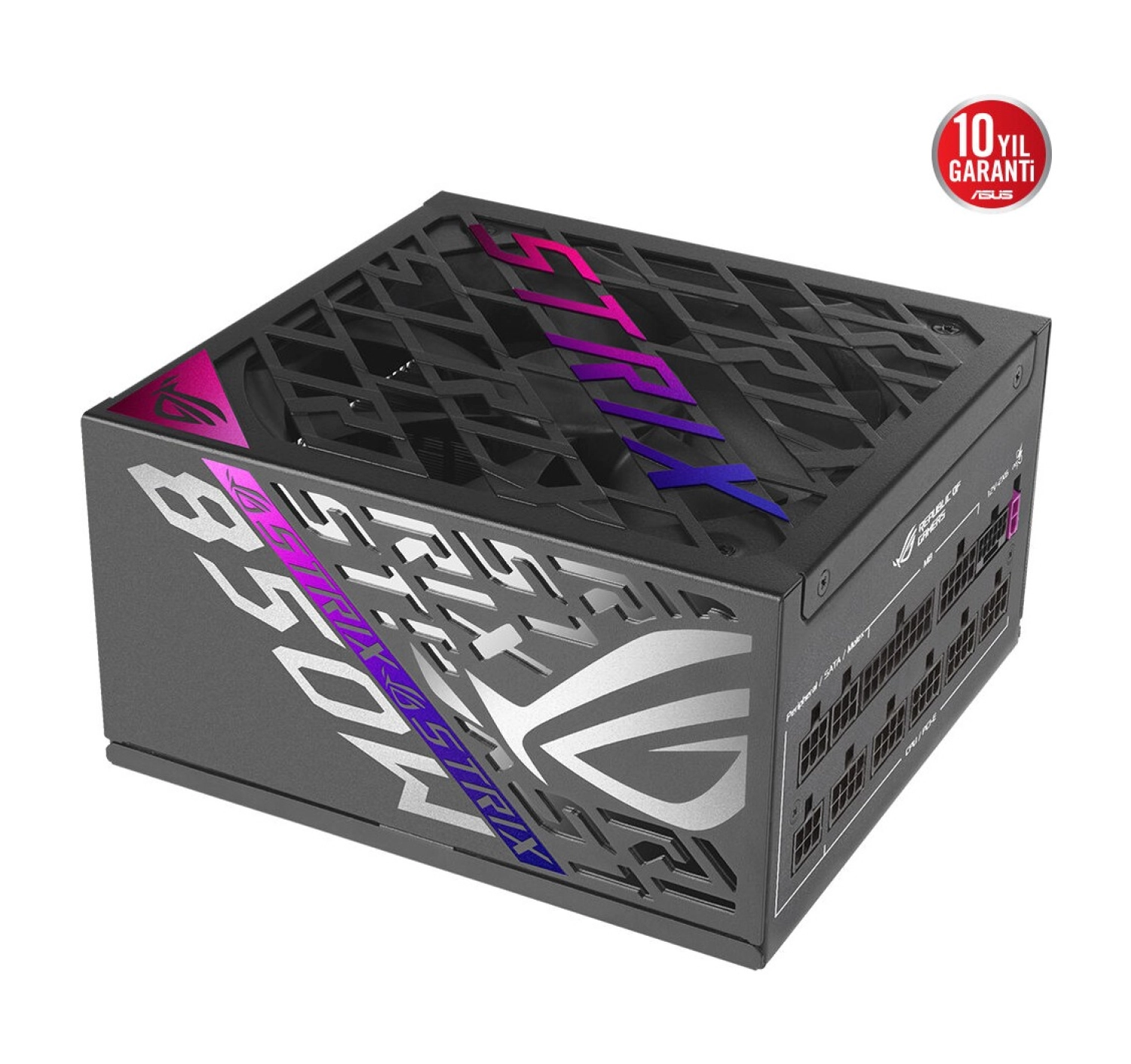 Asus Rog Strix 1000W 80Plus Platinum White Edition Atx 3.1/Pcıe 5.0 Atx12V Güç Kaynağı - Görsel 3