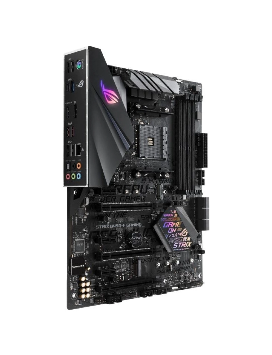 Asus Rog Strix B450-F Gaming Amd B450 Am4 Ddr4 4400 Mhz Atx Anakart - Görsel 3