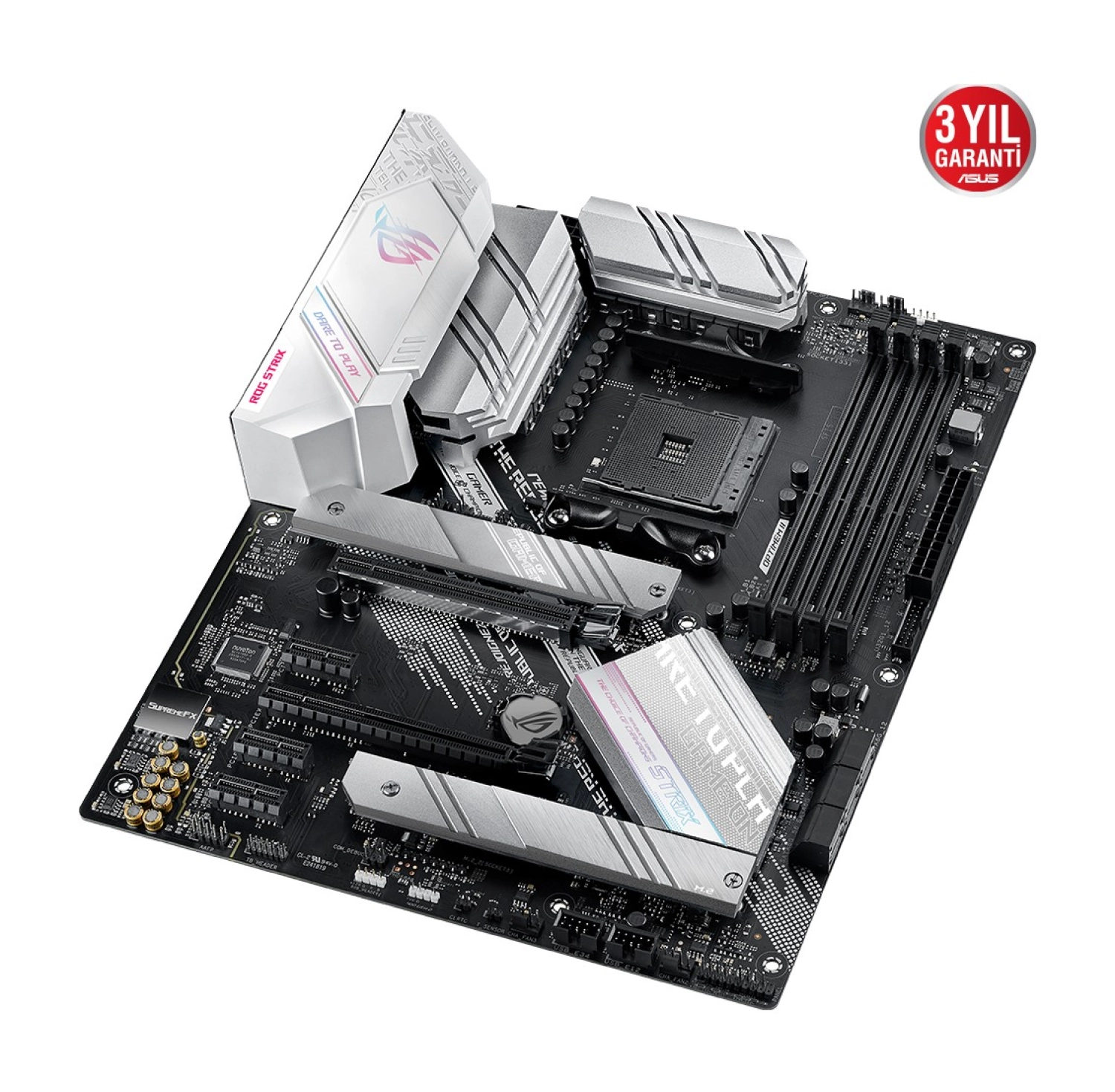 Asus Rog Strix B550-A Gaming Amd B550 Am4 Ddr4 Atx Anakart - Görsel 4