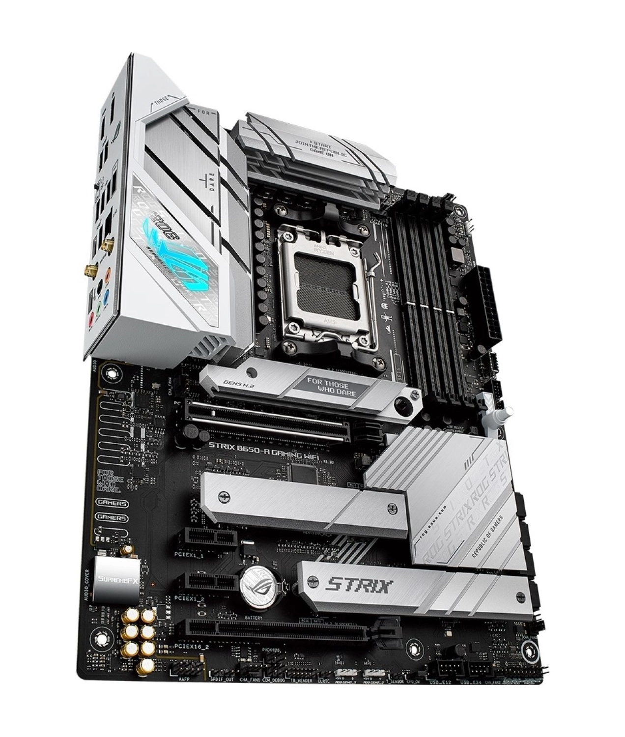 Asus Rog Strıx B650-A Gaming Wıfı Amd B650 Am5 Ddr5 6400 Dp Hdmı 3X M2 Usb3.2 Wifi 6E + Bt Aura Rgb 2.5Gbit Lan Atx Anakart - Görsel 4