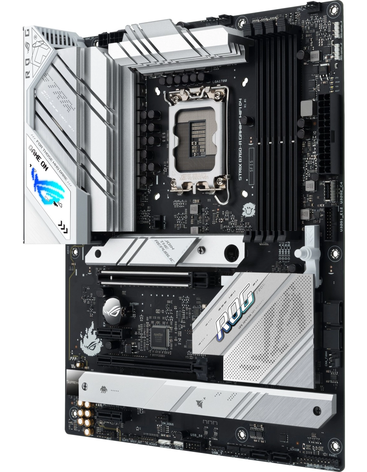 Asus Rog Strix B760-A Gaming Wifi D4 Intel B760 Lga1700 Ddr4 Atx Anakart - Görsel 5