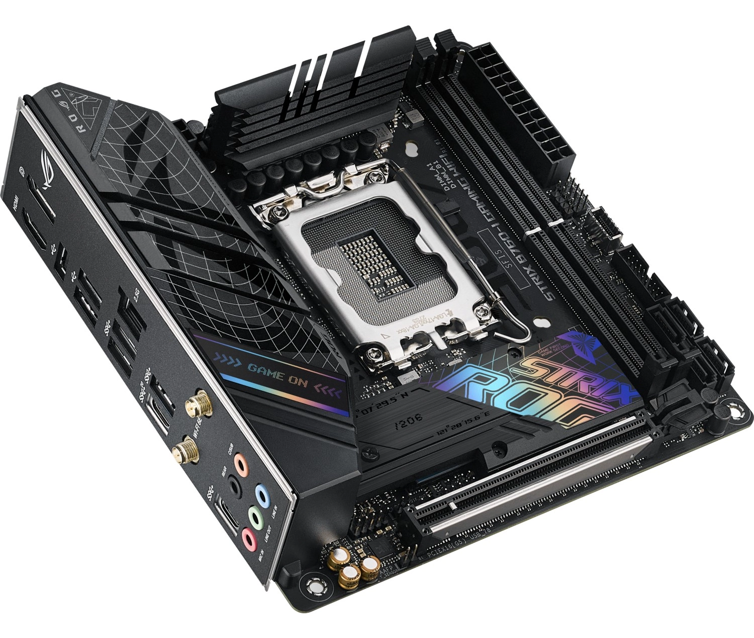 Asus Rog Strix B760-I Gaming Wifi Intel B760 Lga1700 Ddr5 Mini-Itx Anakart - Görsel 3