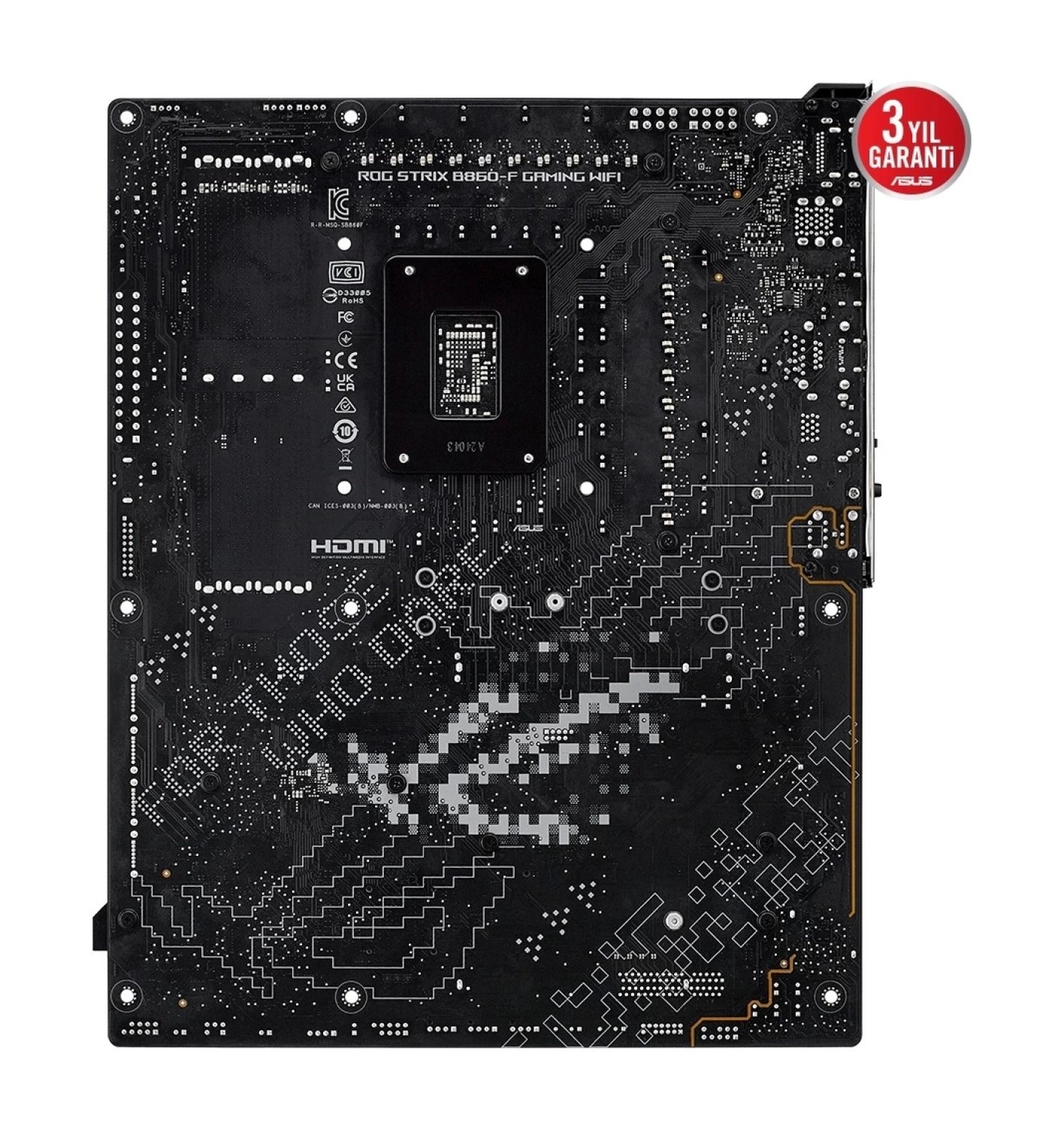 Asus Rog Strix B860-F Gaming Wifi Ddr5 9066Mhz (Oc) M.2 1851P Atx Anakart - Görsel 3