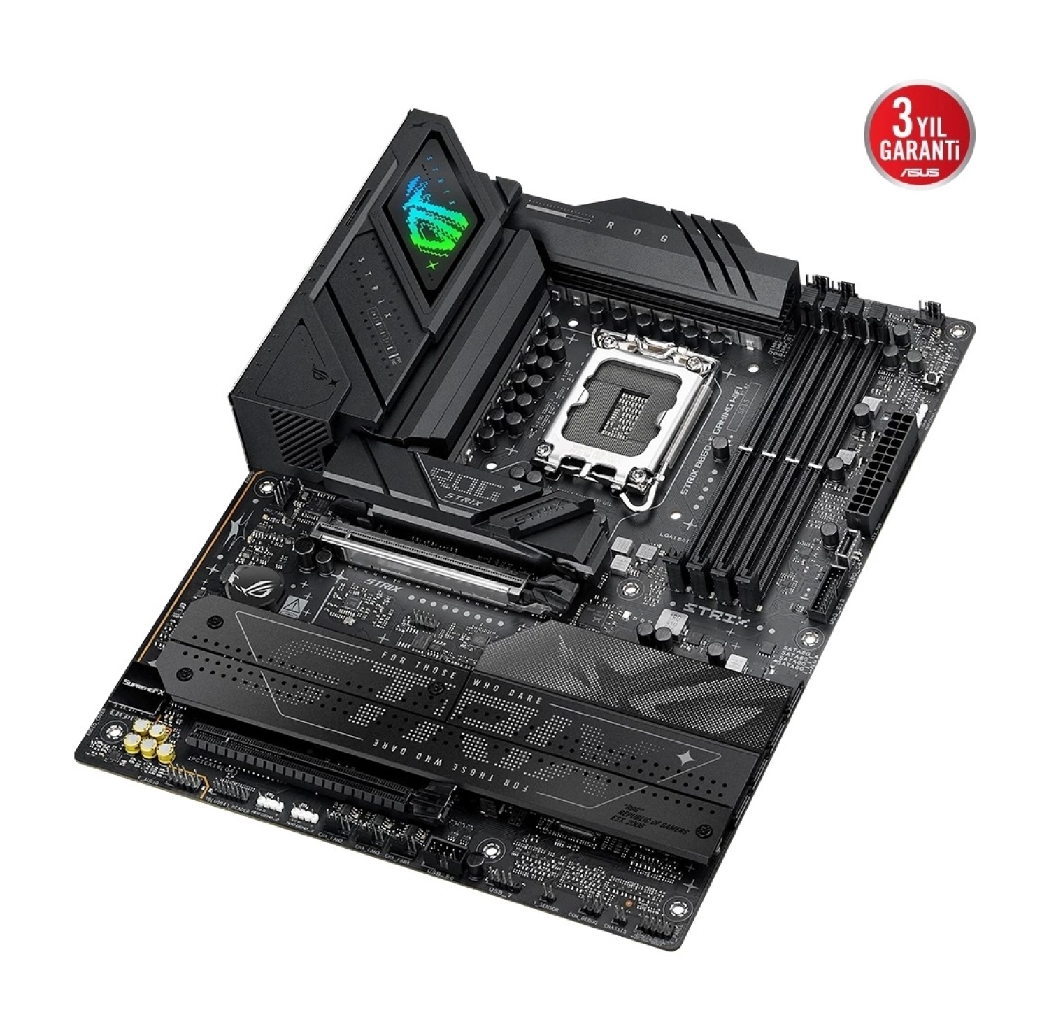 Asus Rog Strix B860-F Gaming Wifi Ddr5 9066Mhz (Oc) M.2 1851P Atx Anakart - Görsel 5