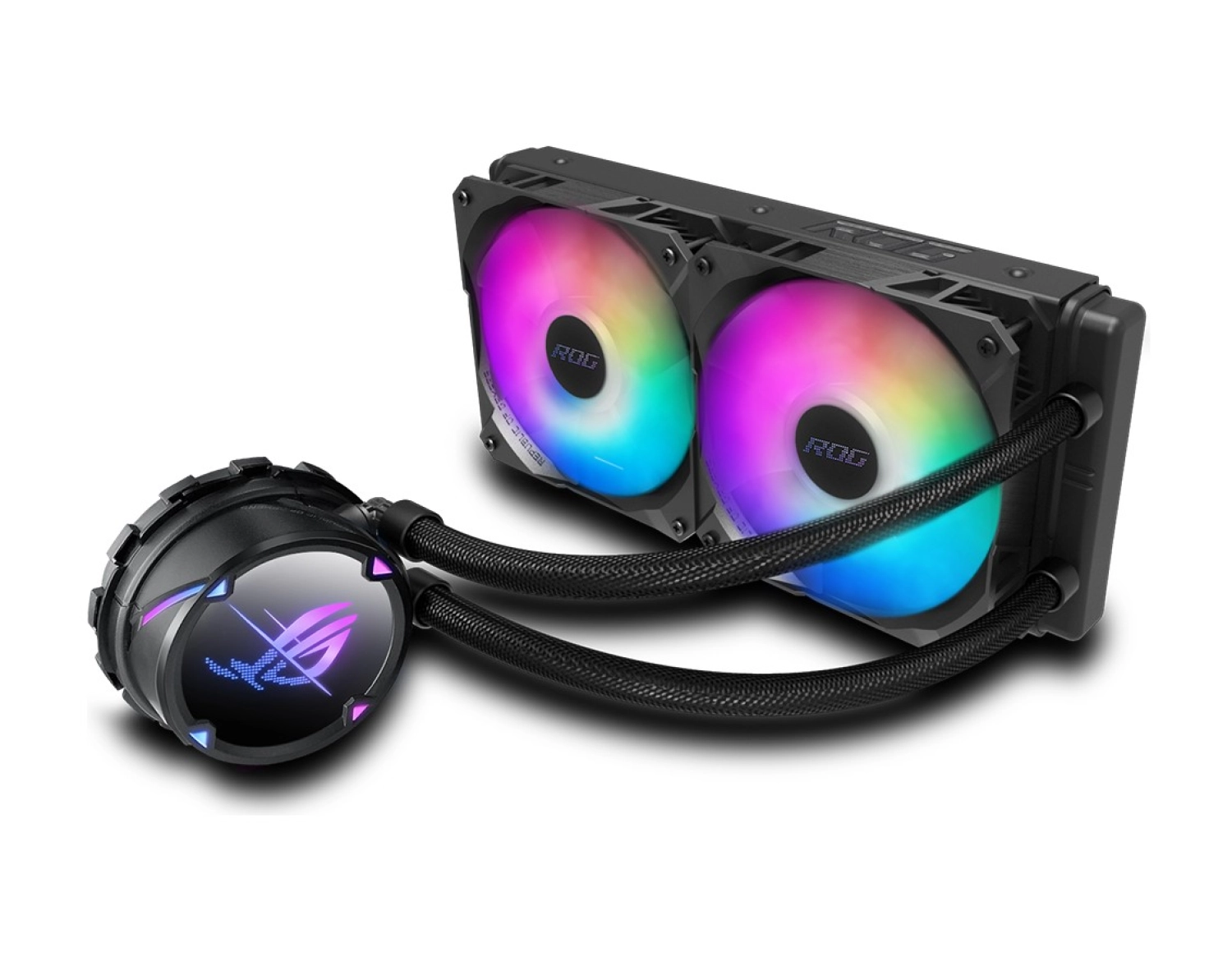 Asus Rog Strix Lc Ii 240 Argb Aura Sync Rgb 120Mm Adreslenebi̇li̇r Rgb Fan Sivi Cpu Soğutucusu V3 ürün görseli