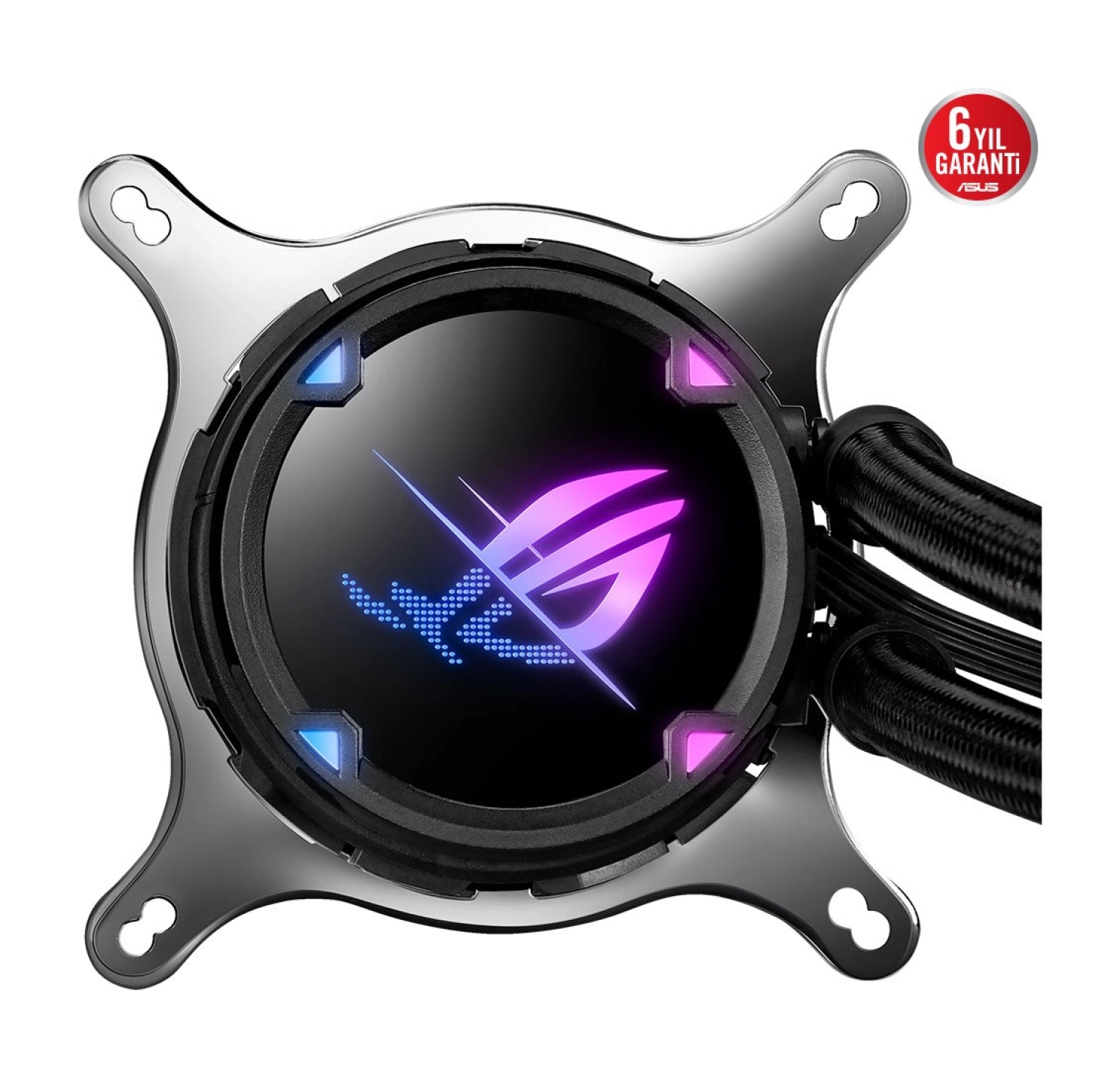 Asus Rog Strix Lc Ii 240 Argb Aura Sync Rgb 120Mm Adreslenebi̇li̇r Rgb Fan Sivi Cpu Soğutucusu V3 - Görsel 2