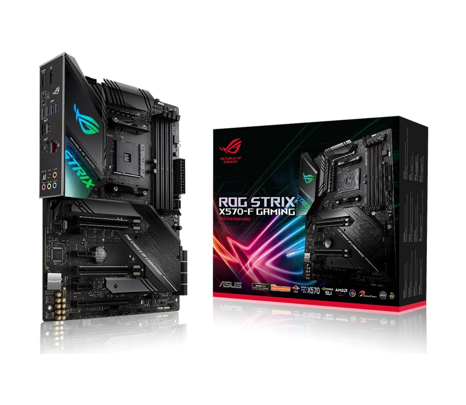 Asus Rog Strix X570-F Gaming Amd X570 Ddr4 4400 Mhz (Oc) Am4 Atx Anakart - Görsel 2