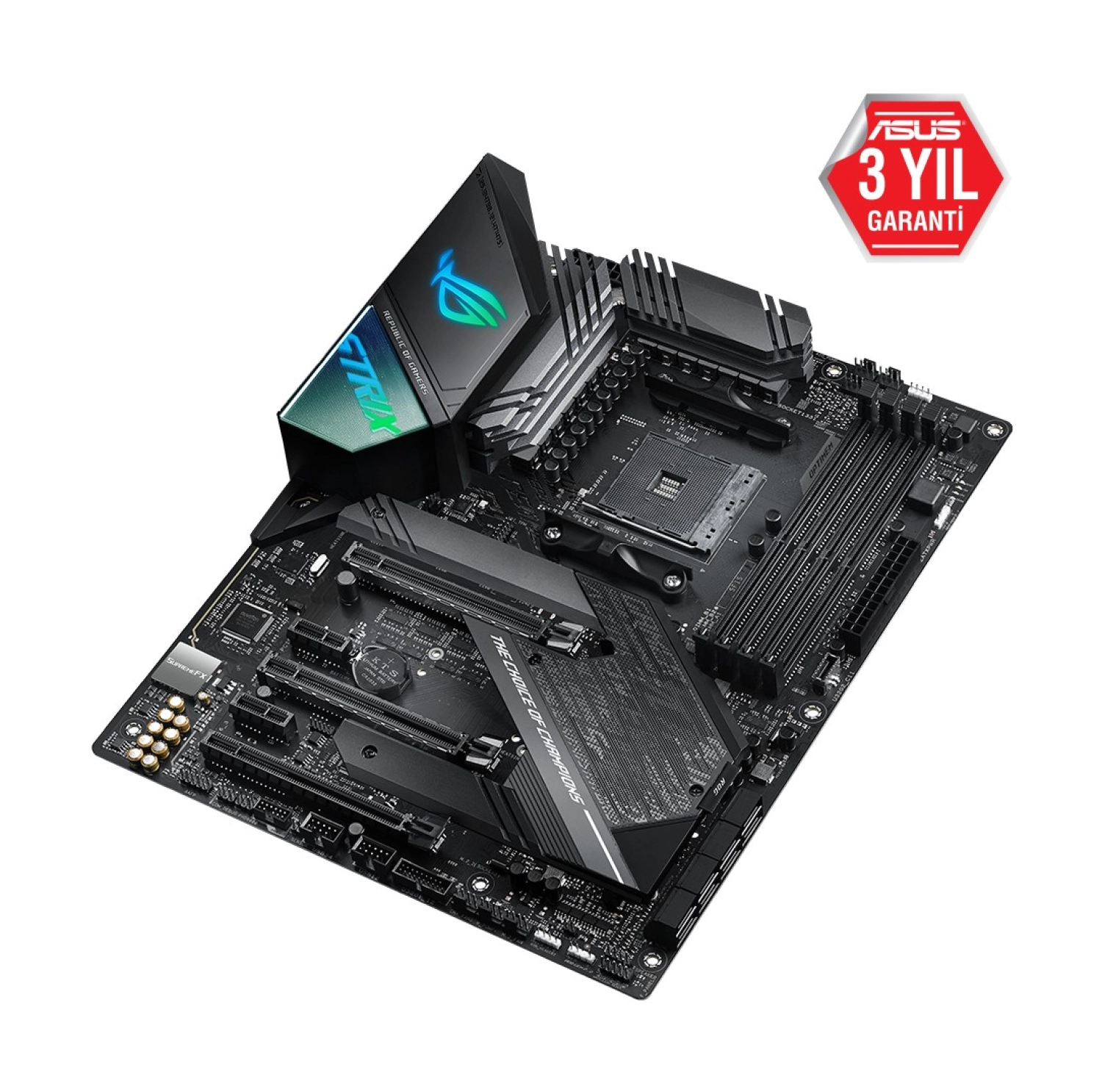 Asus Rog Strix X570-F Gaming Amd X570 Ddr4 4400 Mhz (Oc) Am4 Atx Anakart - Görsel 4