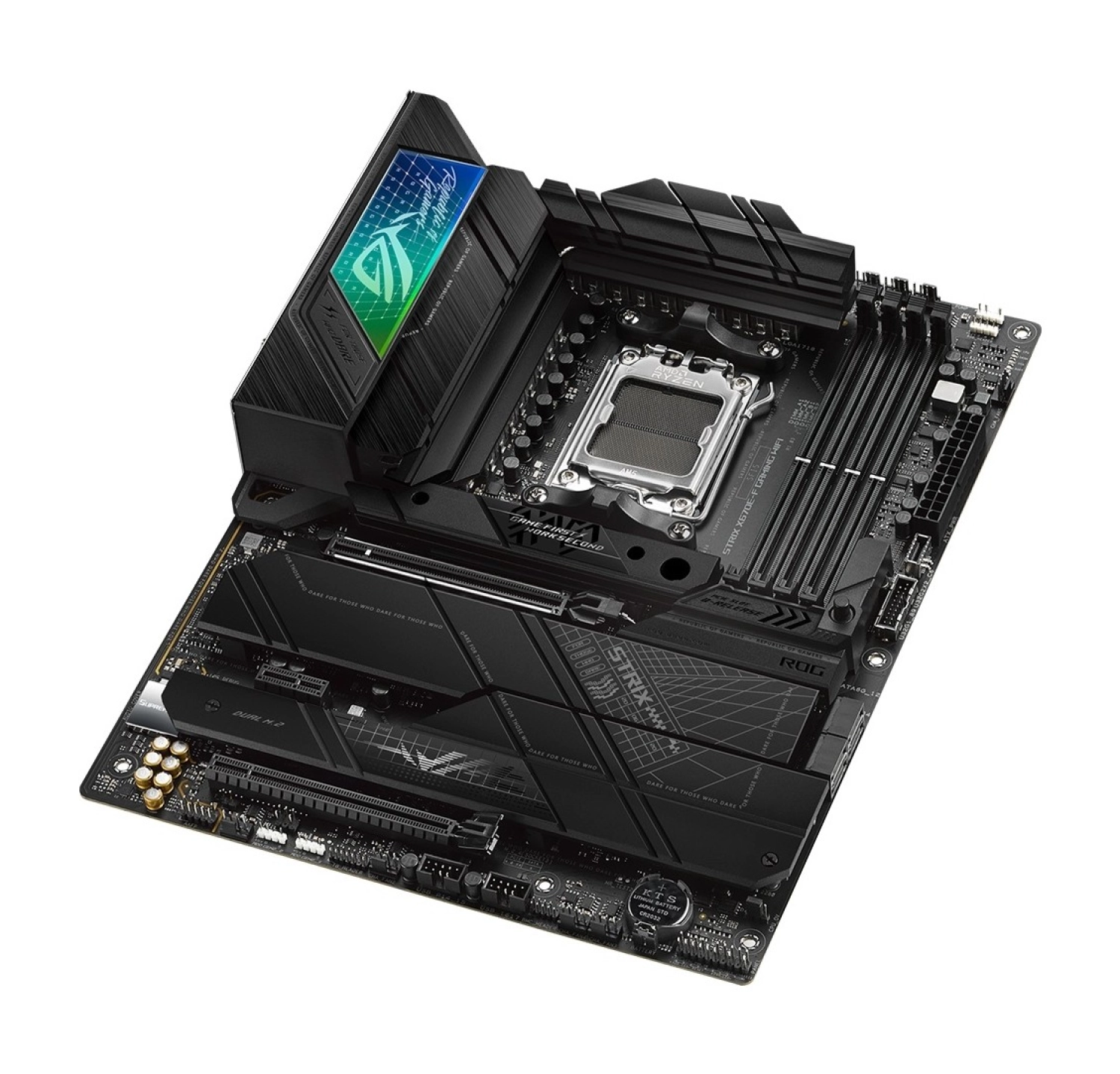 Asus Rog Strix X670E-F Gaming Wifi Amd X670E Am5 Ddr5 Atx Anakart - Görsel 2