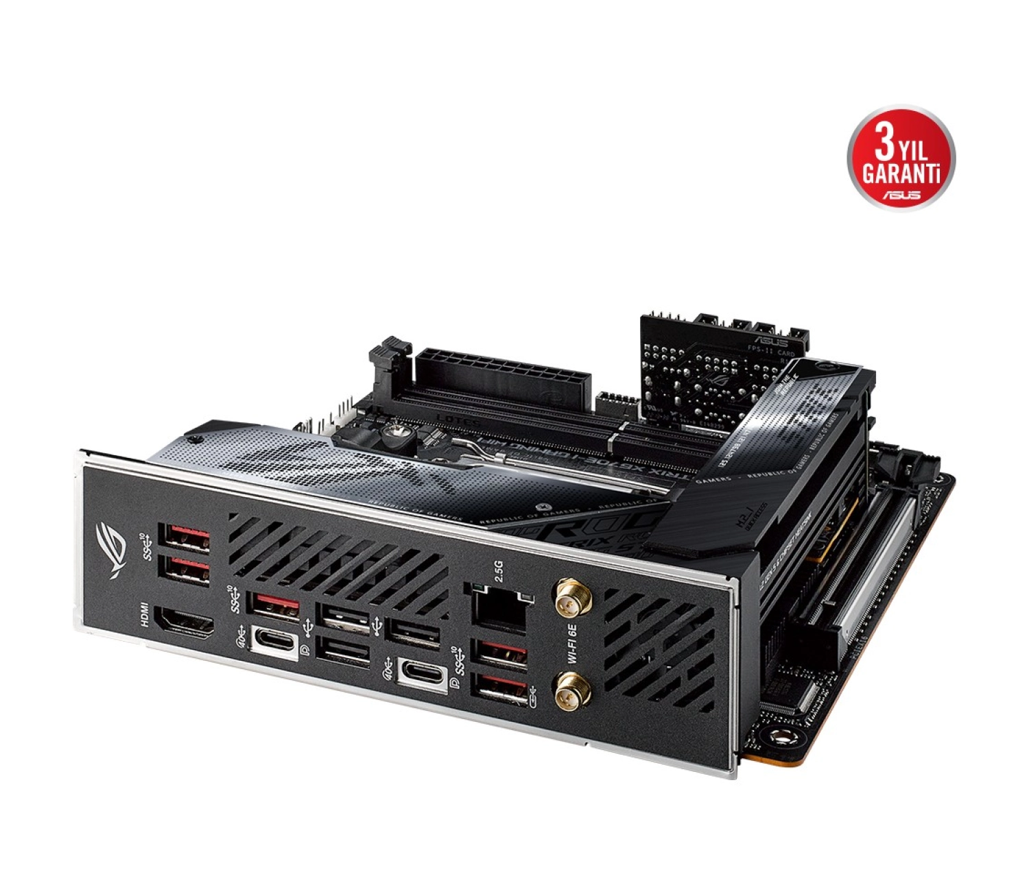 Asus Rog Strix X670E-I Gaming Wifi Amd X670E Am5 Ddr5 Mini-Itx Anakart - Görsel 6