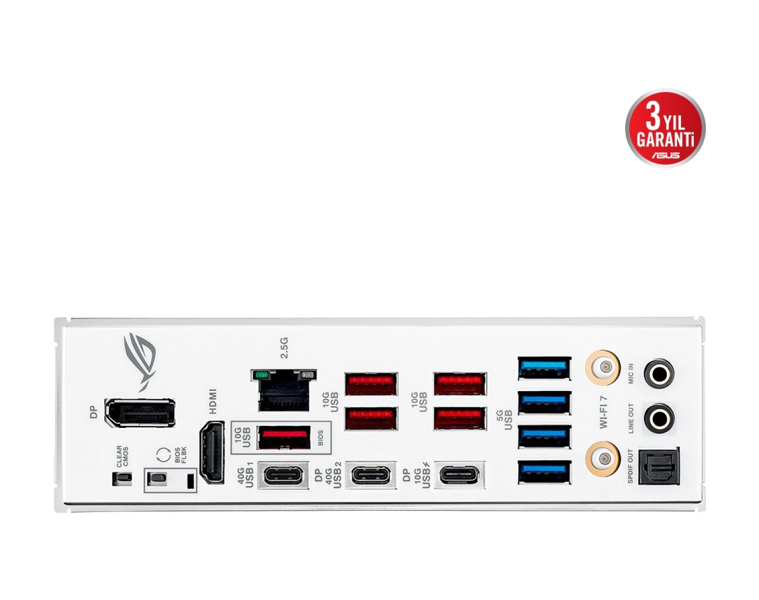 Asus Rog Strıx X870-A Gaming Wıfı Amd X870 Am5 Ddr5 8000 Dp Hdmi 2Xusb4 4X M2 Usb3.2 Wifi 7 + Bt Aura Rgb 5Gbit Lan Atx Anakart - Görsel 5