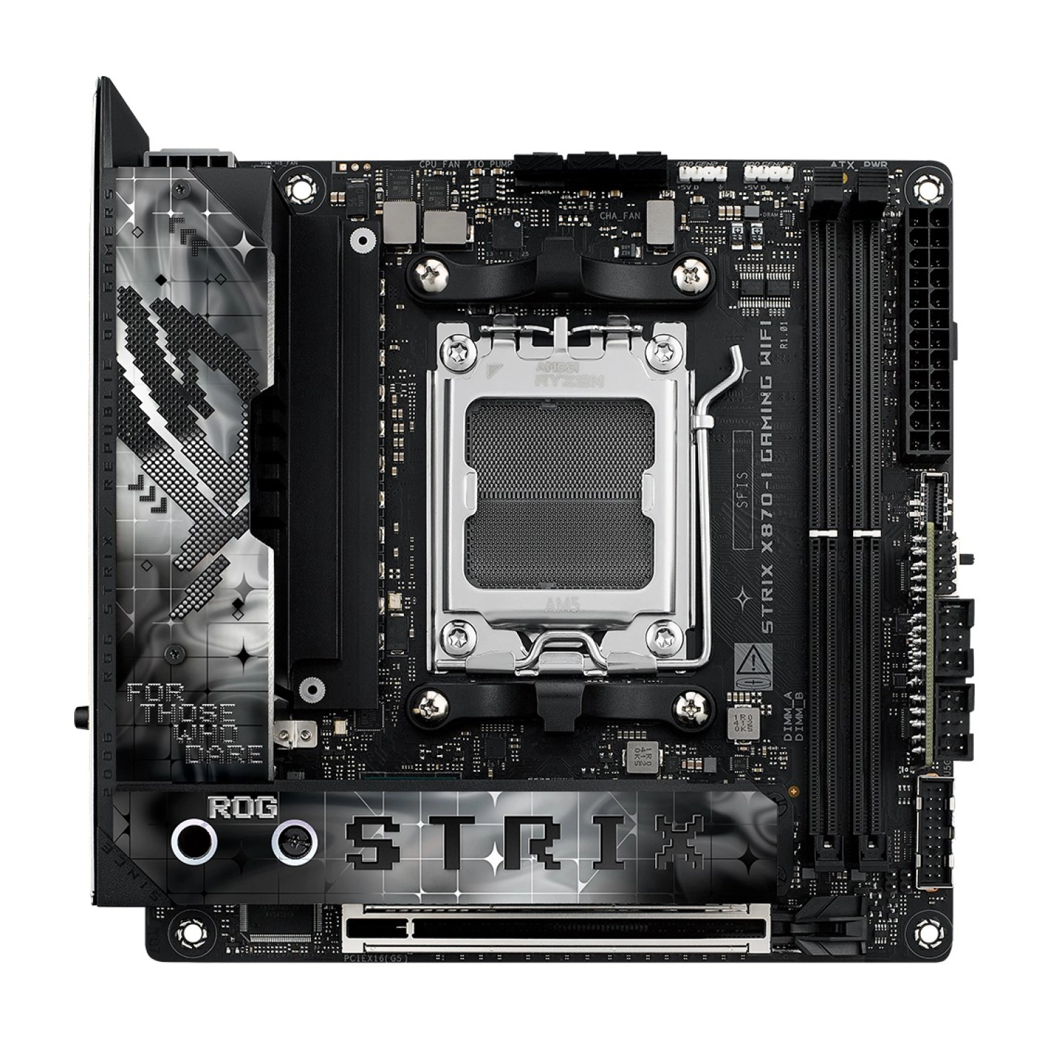 Asus Rog Strix X870-I Gaming Wifi Amd X870 Am5 Ddr5 Mini-Itx Anakart ürün görseli