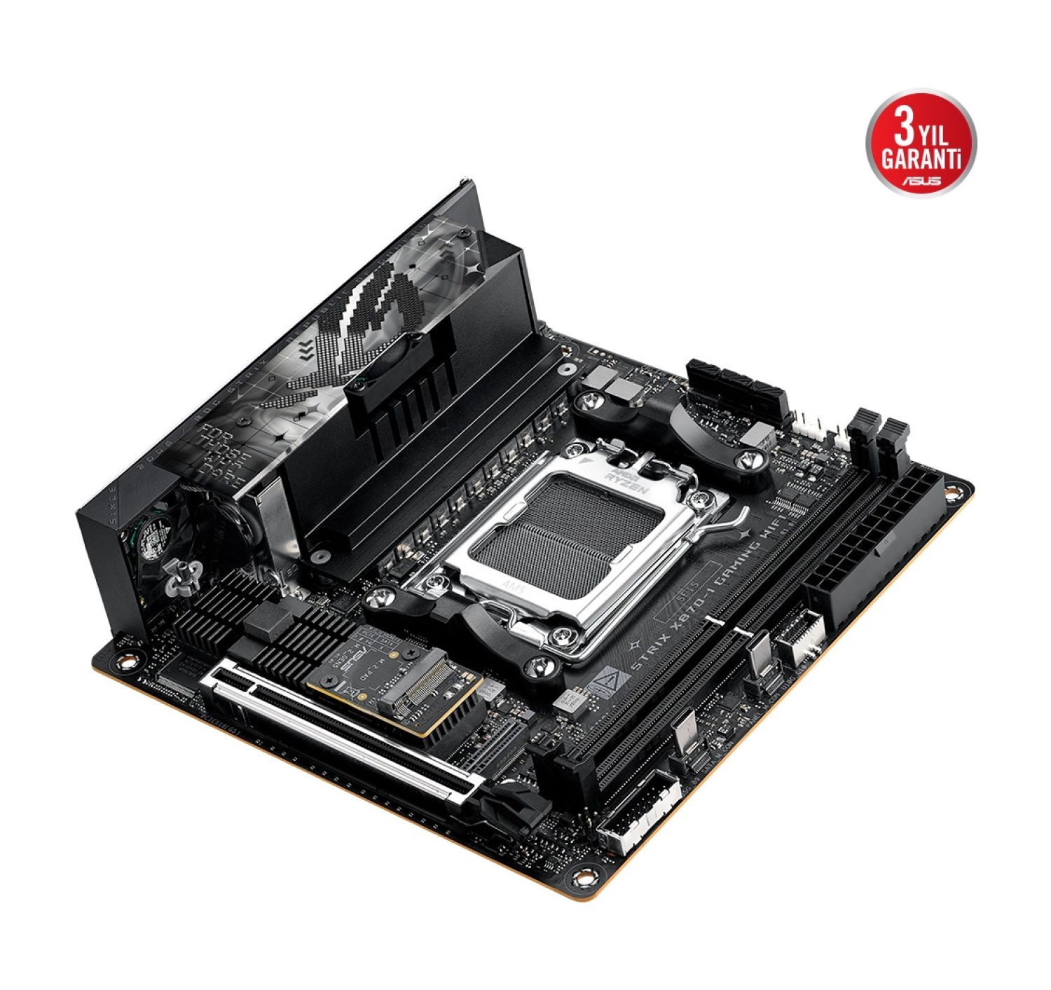 Asus Rog Strix X870-I Gaming Wifi Amd X870 Am5 Ddr5 Mini-Itx Anakart - Görsel 4