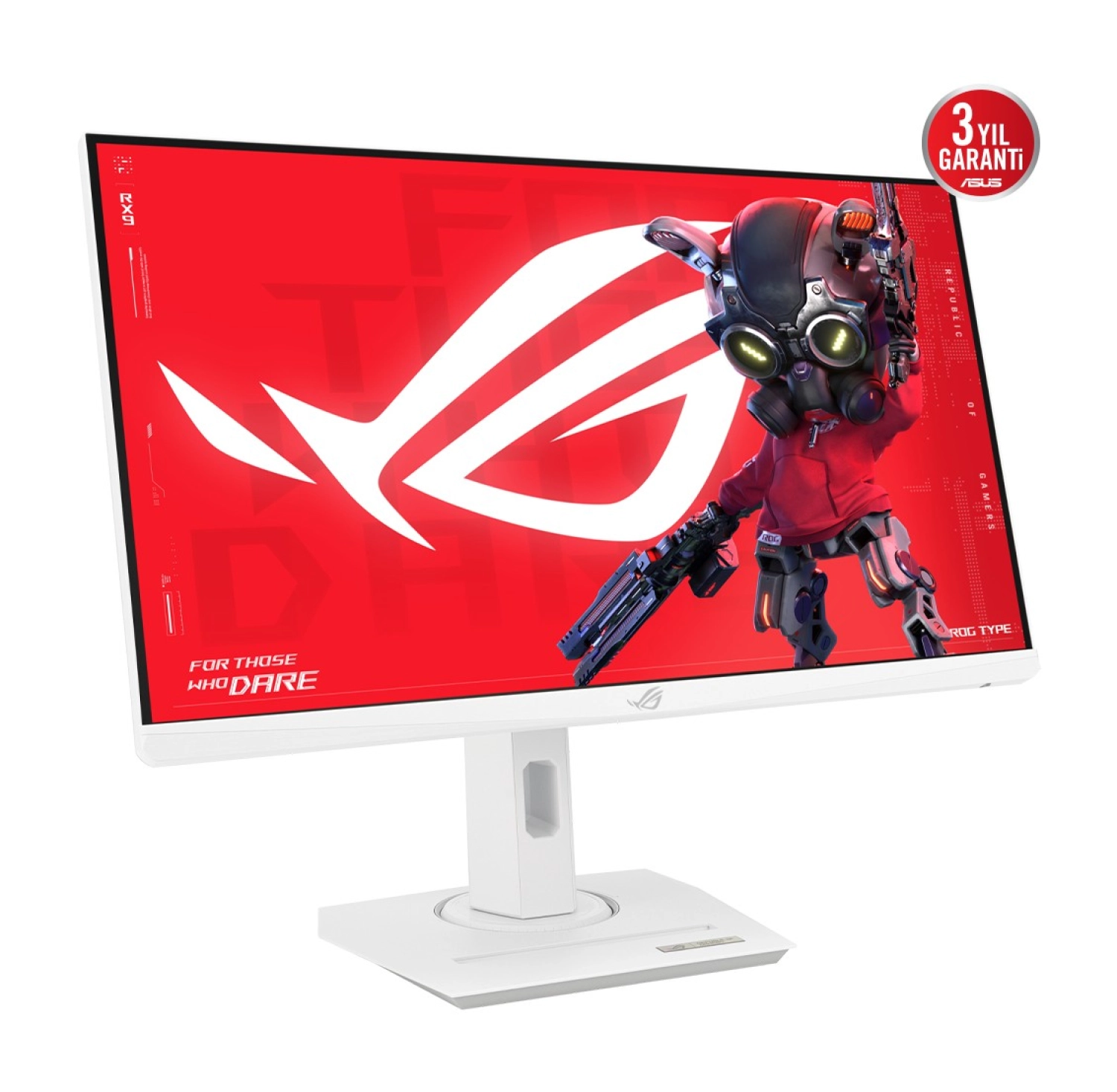 Asus Rog Strix Xg259Qng-W 24.5" Fast Ips Fhd 380Hz 0.3Ms Hdr Freesync/G-Sync Beyaz Dp Hdmi Usb Pivot Monitör - Görsel 3