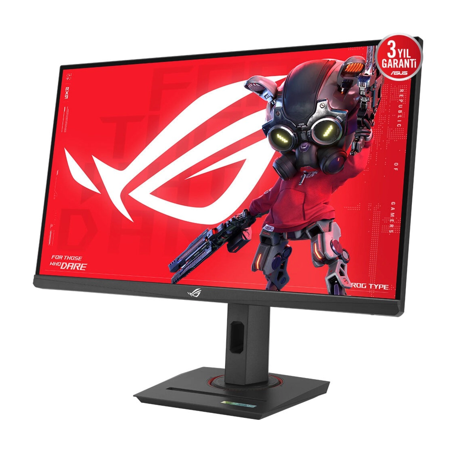Asus Rog Strix Xg279Cns 27" Fast Ips Fhd 380Hz 0.3Ms Hdr Freesync/G-Sync Dp Hdmi Usb-C Pivot Monitör - Görsel 3
