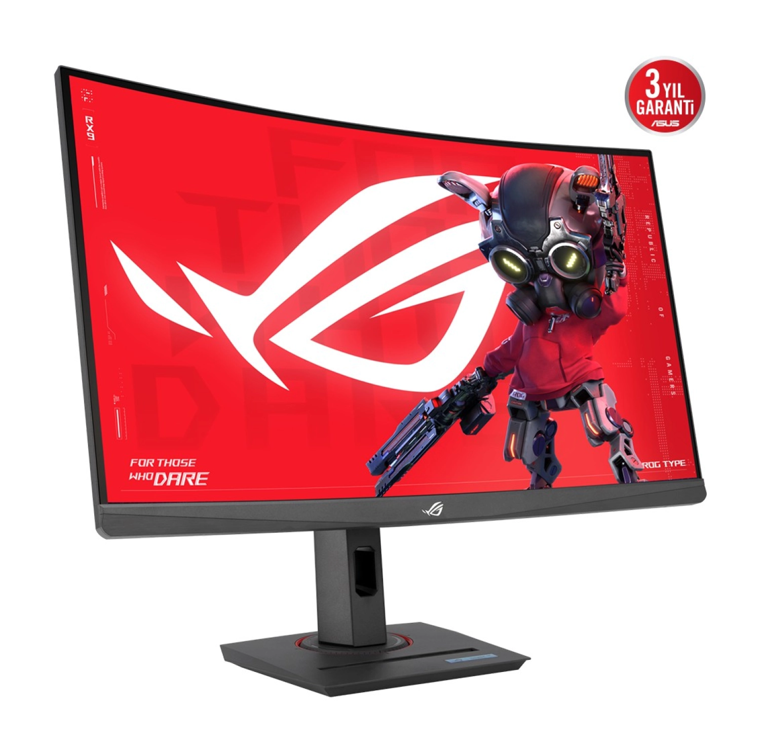Asus Rog Strıx Xg27Wcms 27 Fast Va 1920X1080 1Ms 280Hz 400Cd Dp Hdmi Usb Vesa - Görsel 4