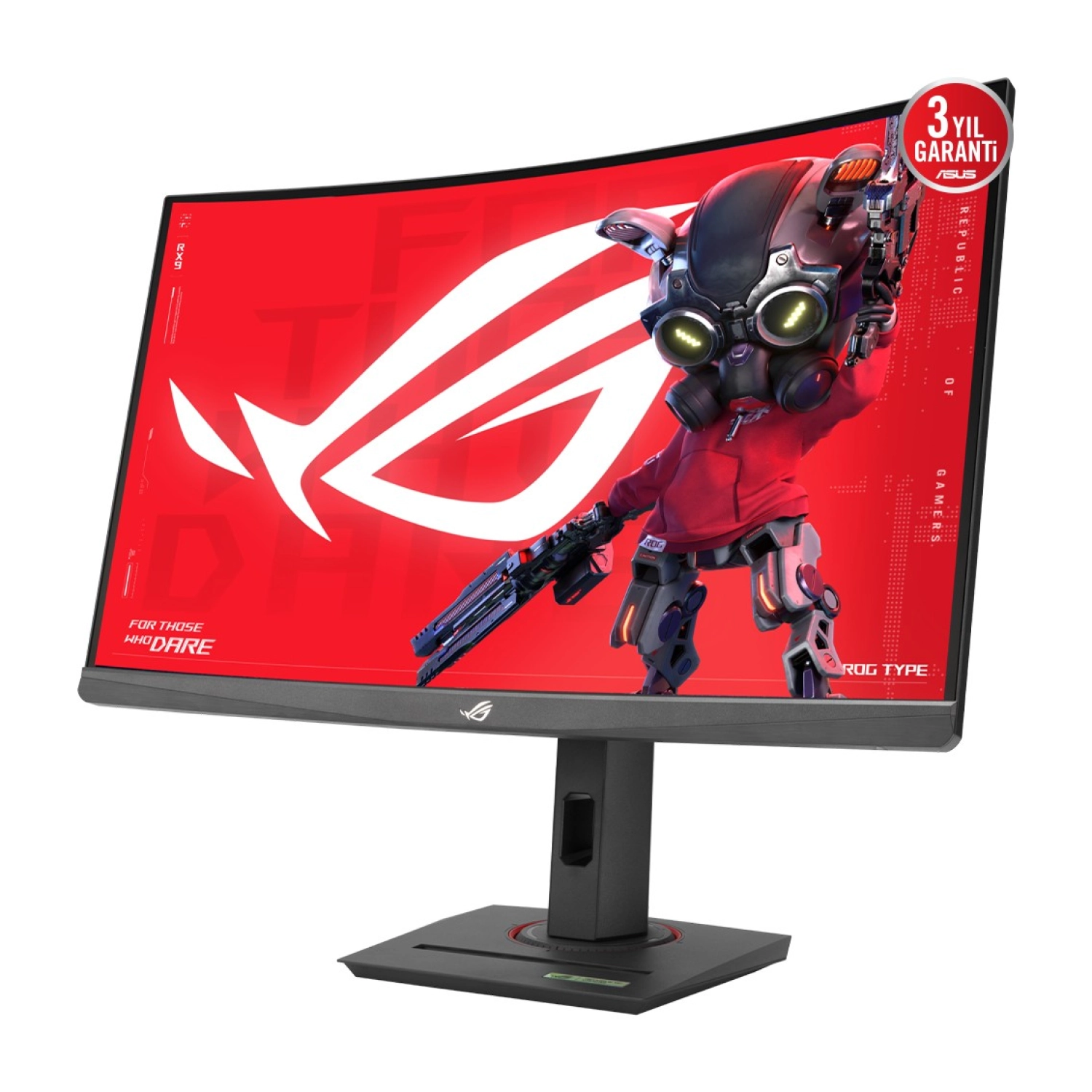Asus Rog Strıx Xg27Wcms 27 Fast Va 1920X1080 1Ms 280Hz 400Cd Dp Hdmi Usb Vesa - Görsel 5
