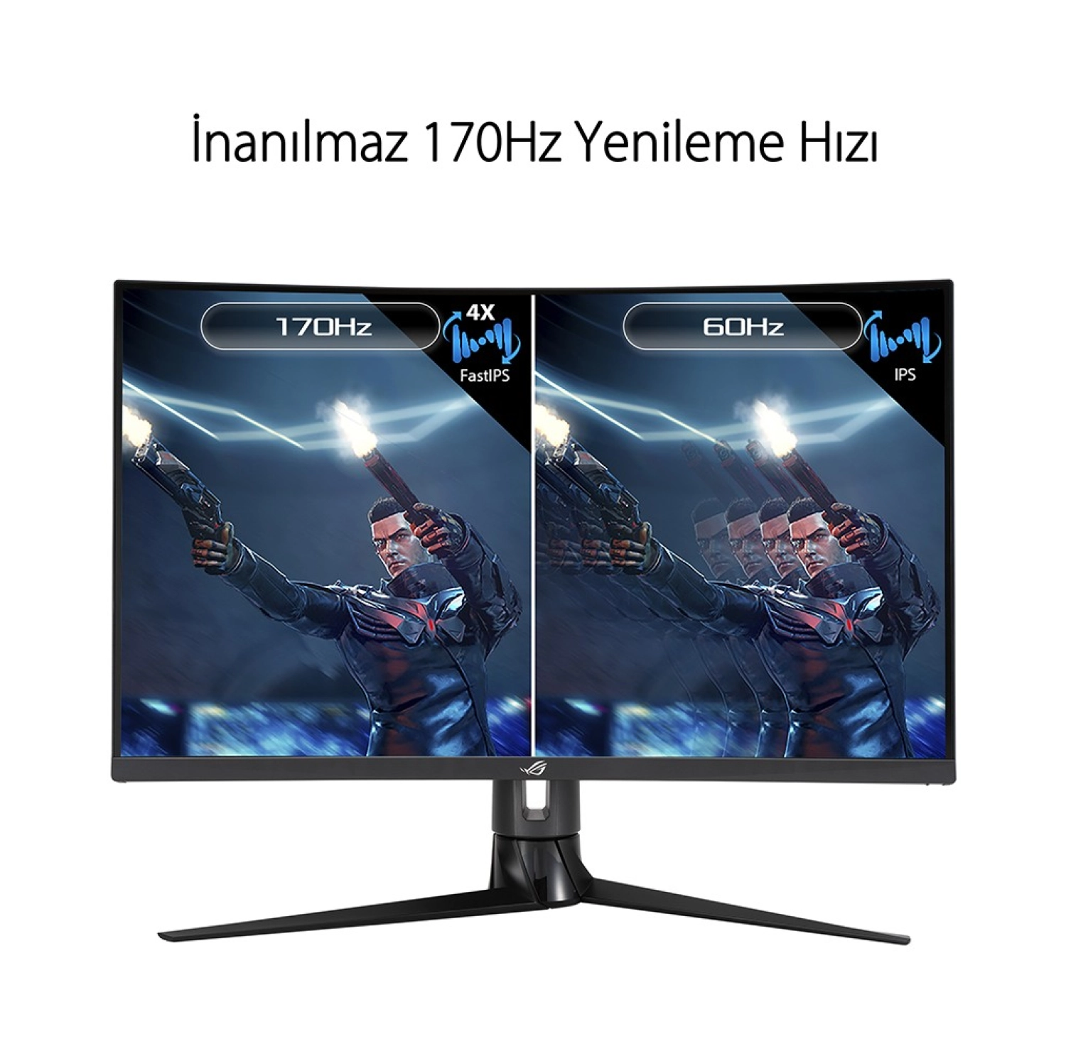 Asus Rog Strix Xg32Vc 31.5" 170Hz 1Ms (Hdmi+Display+Type-C) Freesync Qhd Curved Led Monitör - Görsel 11