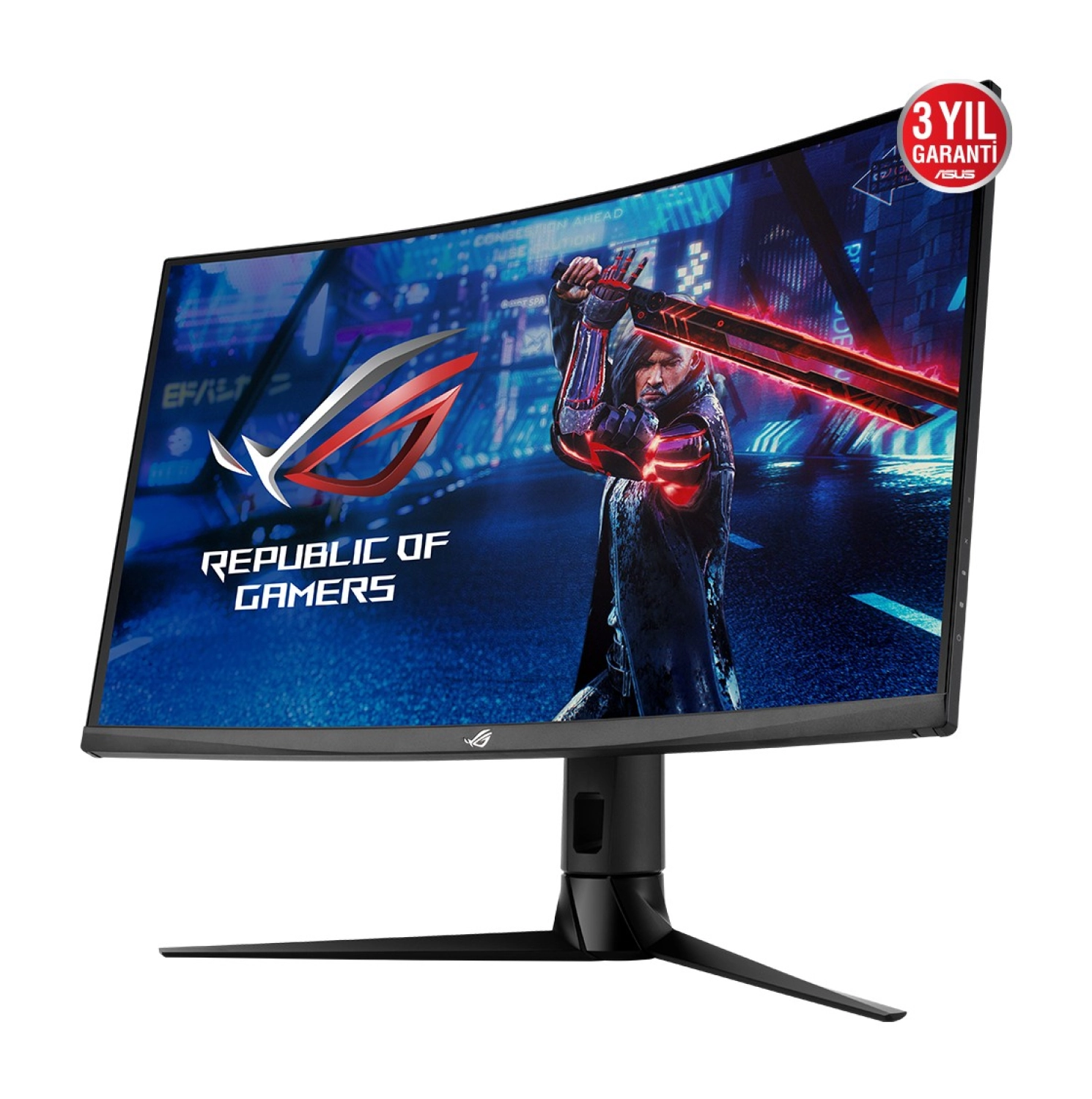 Asus Rog Strix Xg32Vc 31.5" 170Hz 1Ms (Hdmi+Display+Type-C) Freesync Qhd Curved Led Monitör - Görsel 6