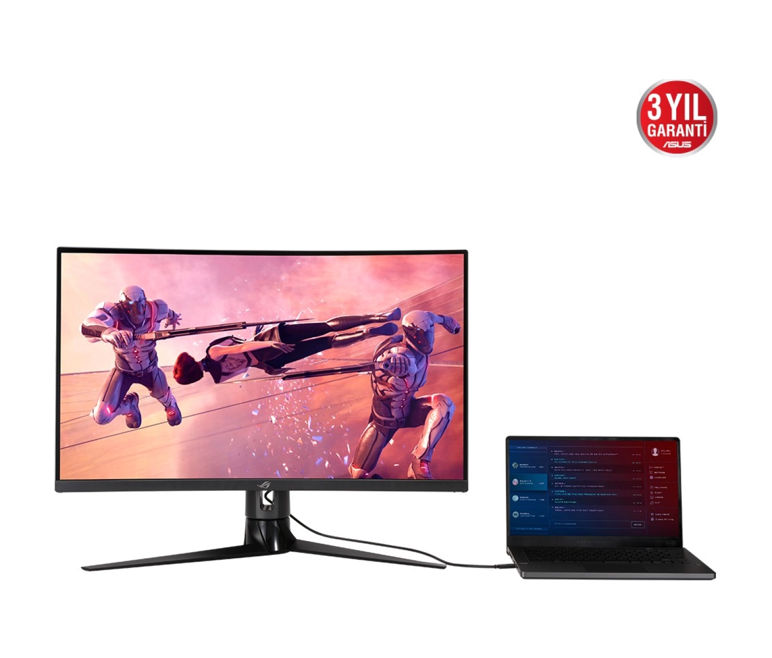 Asus Rog Strix Xg32Vc 31.5" 170Hz 1Ms (Hdmi+Display+Type-C) Freesync Qhd Curved Led Monitör - Görsel 9