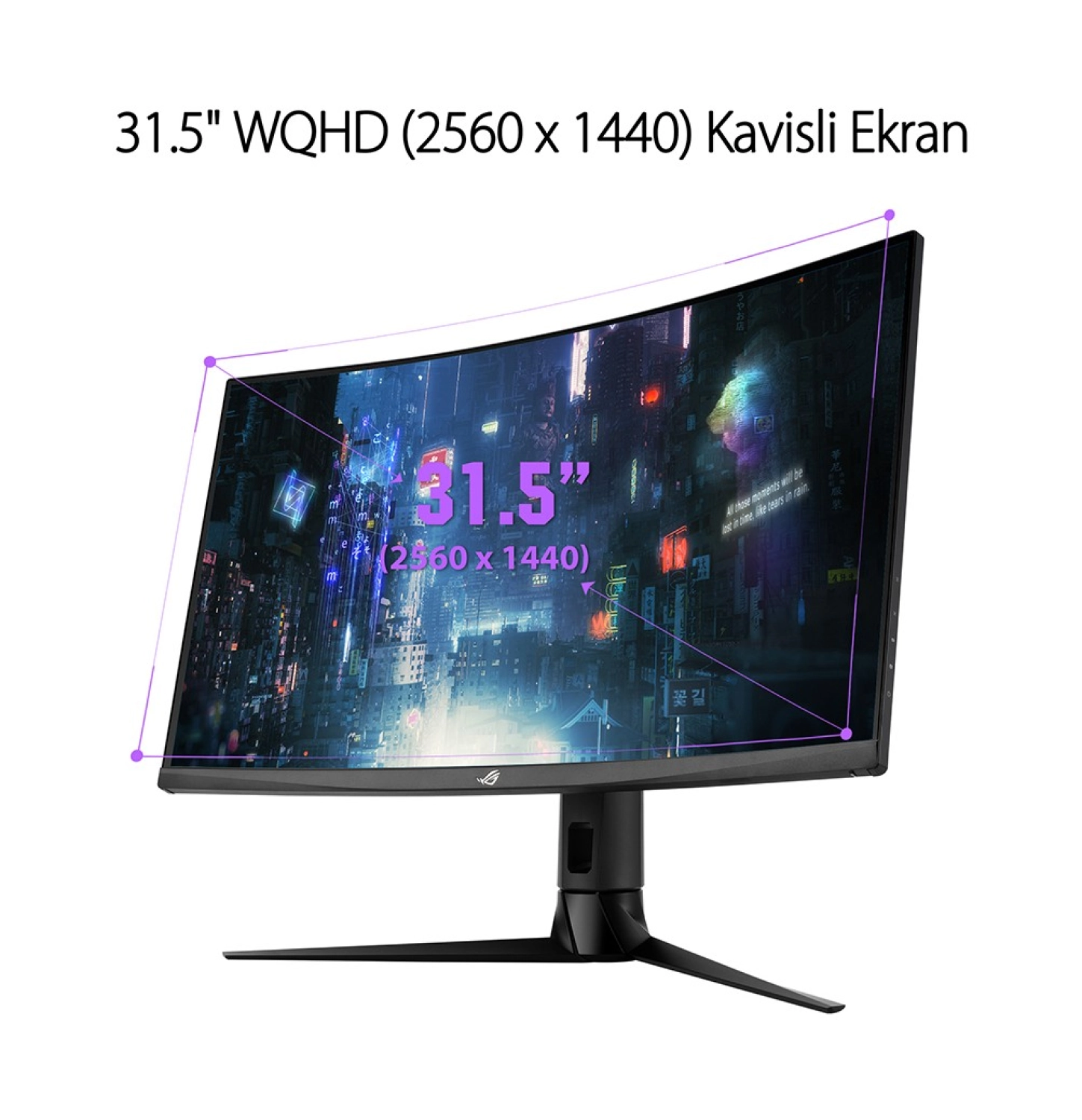 Asus Rog Strix Xg32Vc 31.5" 170Hz 1Ms (Hdmi+Display+Type-C) Freesync Qhd Curved Led Monitör - Görsel 10
