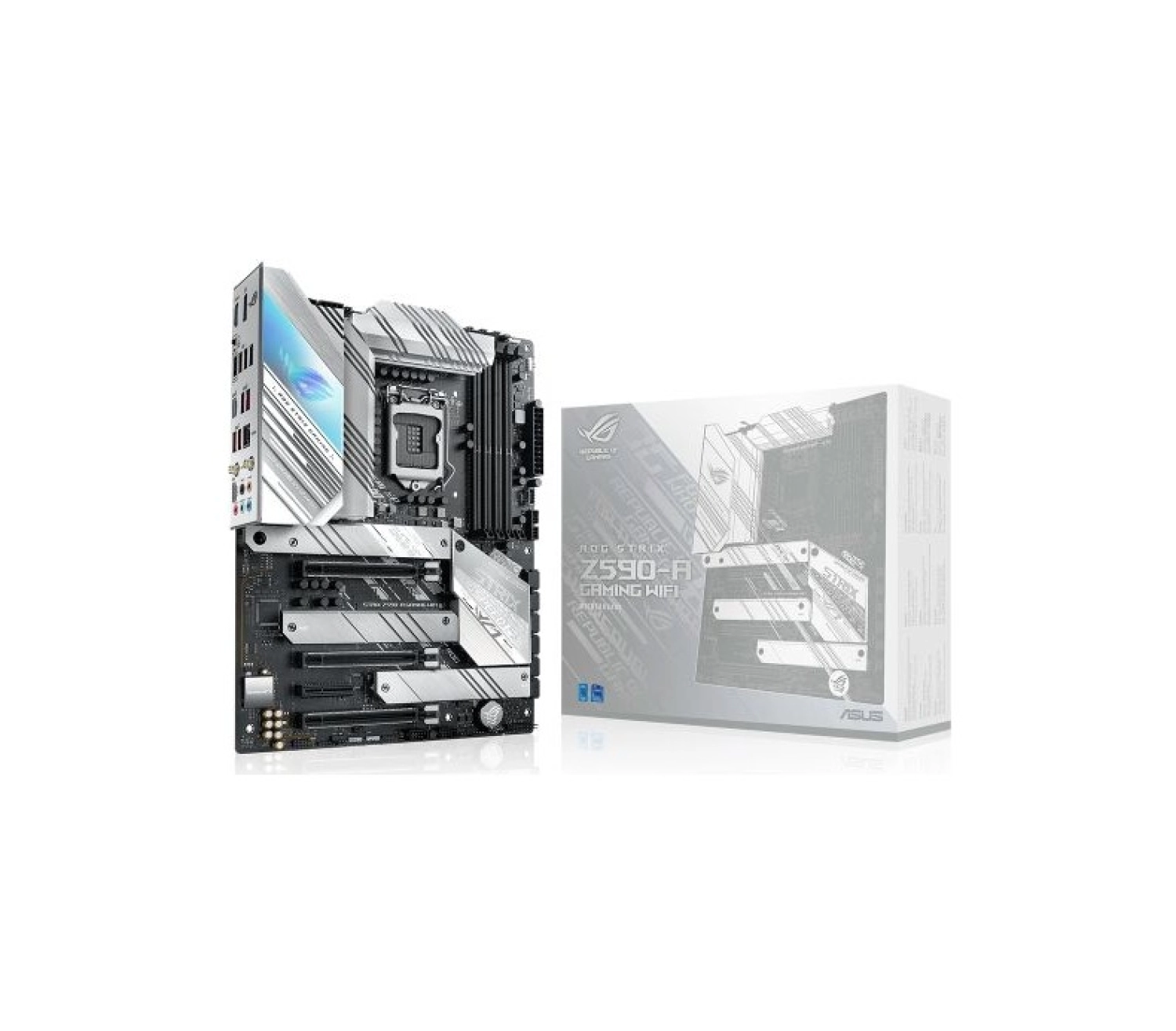 Asus Rog Strix Z590-A Gaming Wifi Intel Z590 Ddr4 5333 Mhz (Oc) Lga1200 Ax Wifi + Bt Atx Anakart ürün görseli