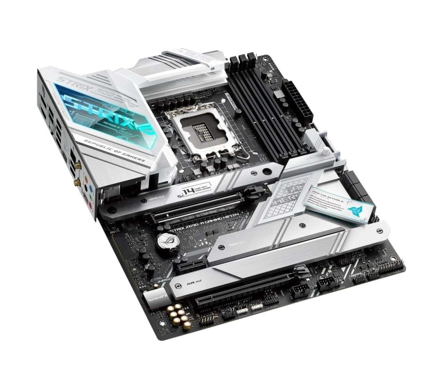 Asus Rog Strix Z690-A Gaming Wifi D4 5333Mhz (Oc) Ddr4 Soket 1700 M.2 Hdmi Atx Anakart - Görsel 3