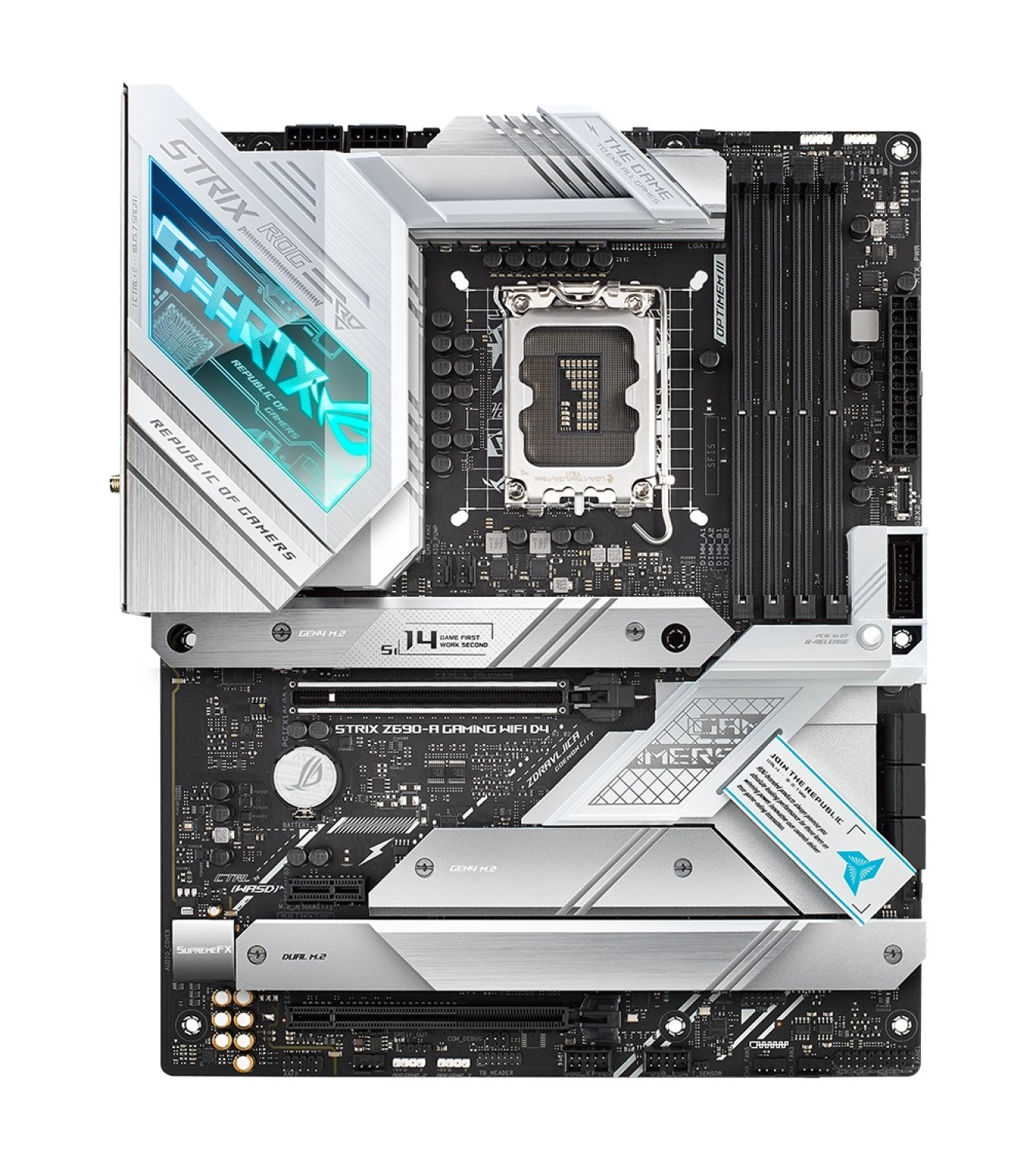 Asus Rog Strix Z690-A Gaming Wifi Intel Z690 Lga1700 Ddr5 6400 Mhz Atx - Görsel 5