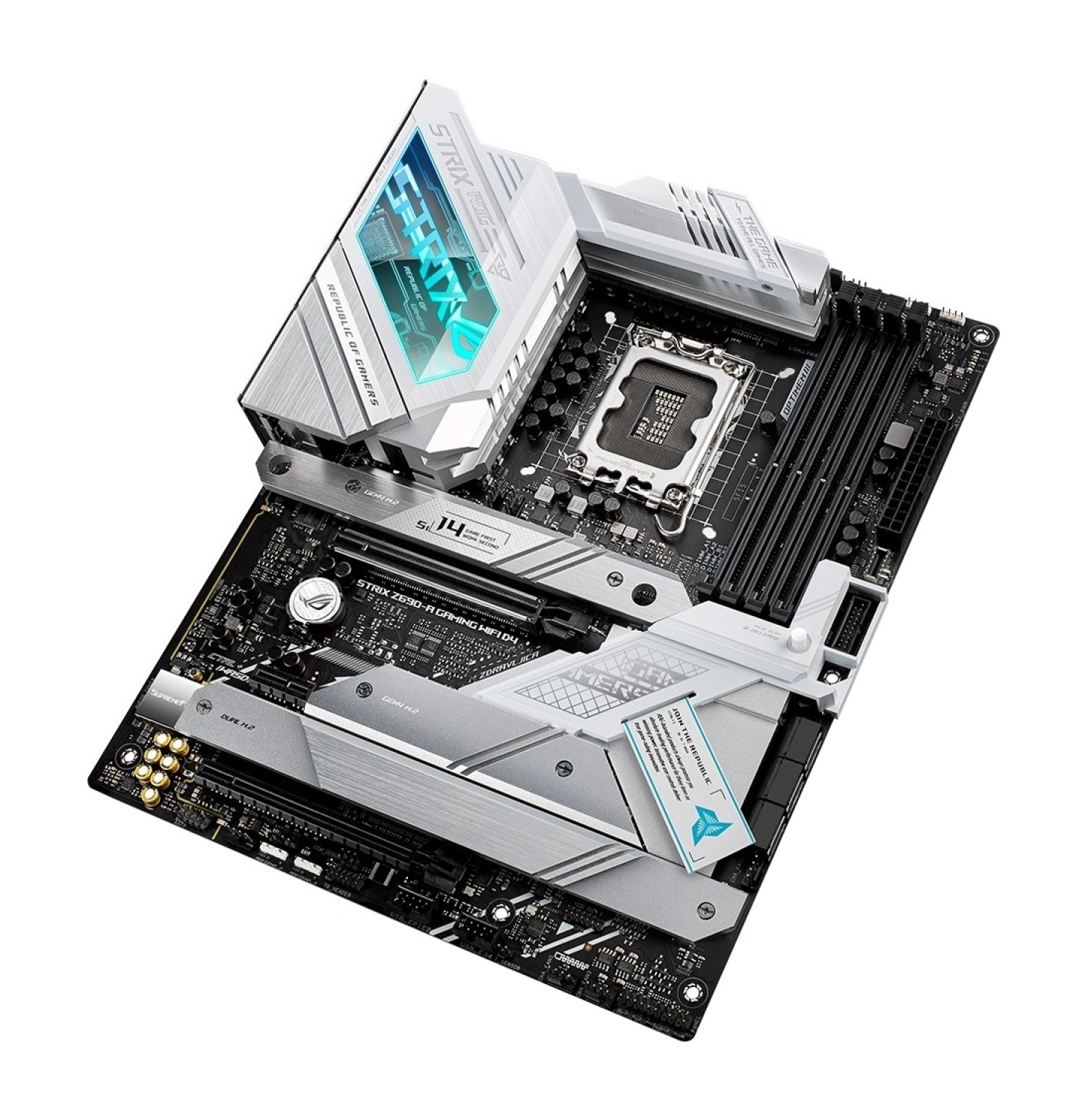 Asus Rog Strix Z690-A Gaming Wifi Intel Z690 Lga1700 Ddr5 6400 Mhz Atx - Görsel 4